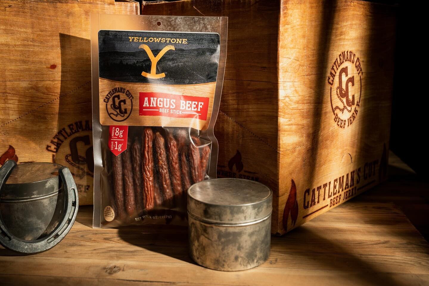 #CattlemanUp like a Dutton with our NEW Angus Beef Sticks!