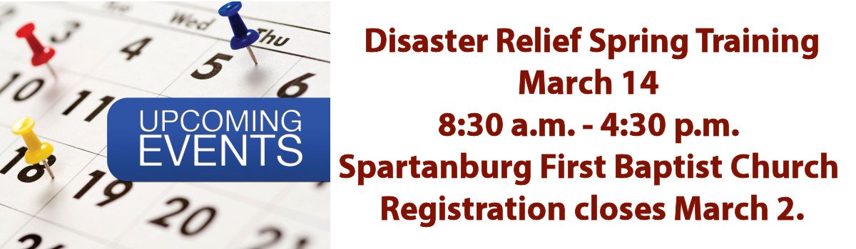 Disaster Relief Spring Training