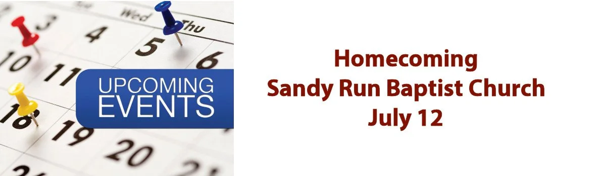 Homecoming at Sandy Run Baptist Church
