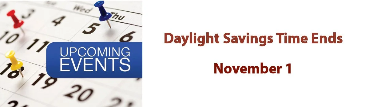 Daylight Savings Time Ends