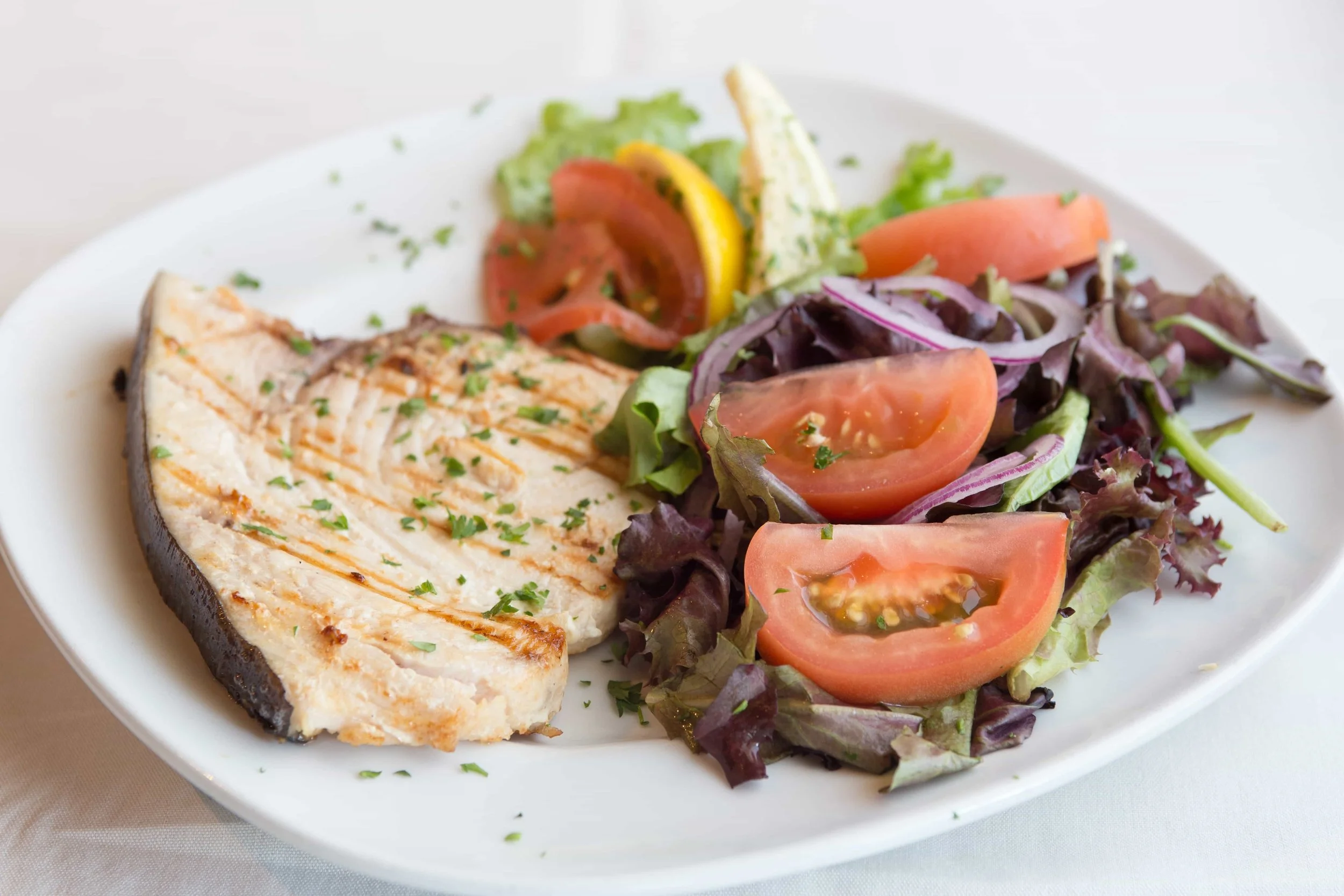 Salmon con Camarones al la Provenzal