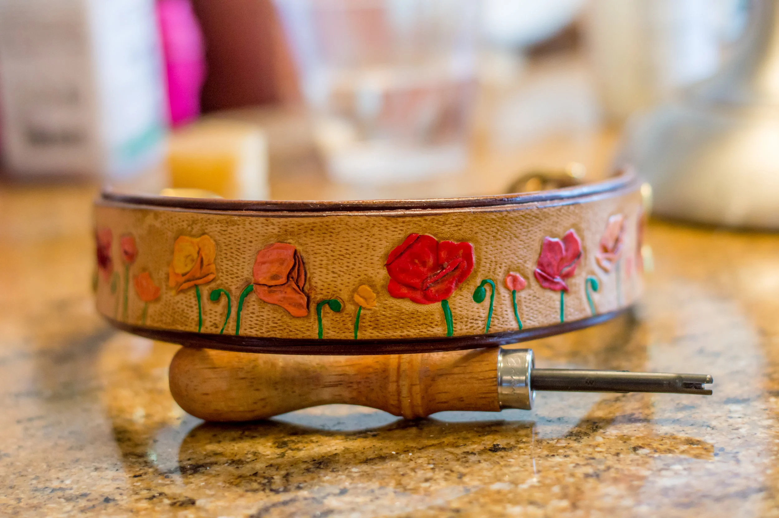 Careful attention to detail - making sure all of our edges are smooth and glossy. 