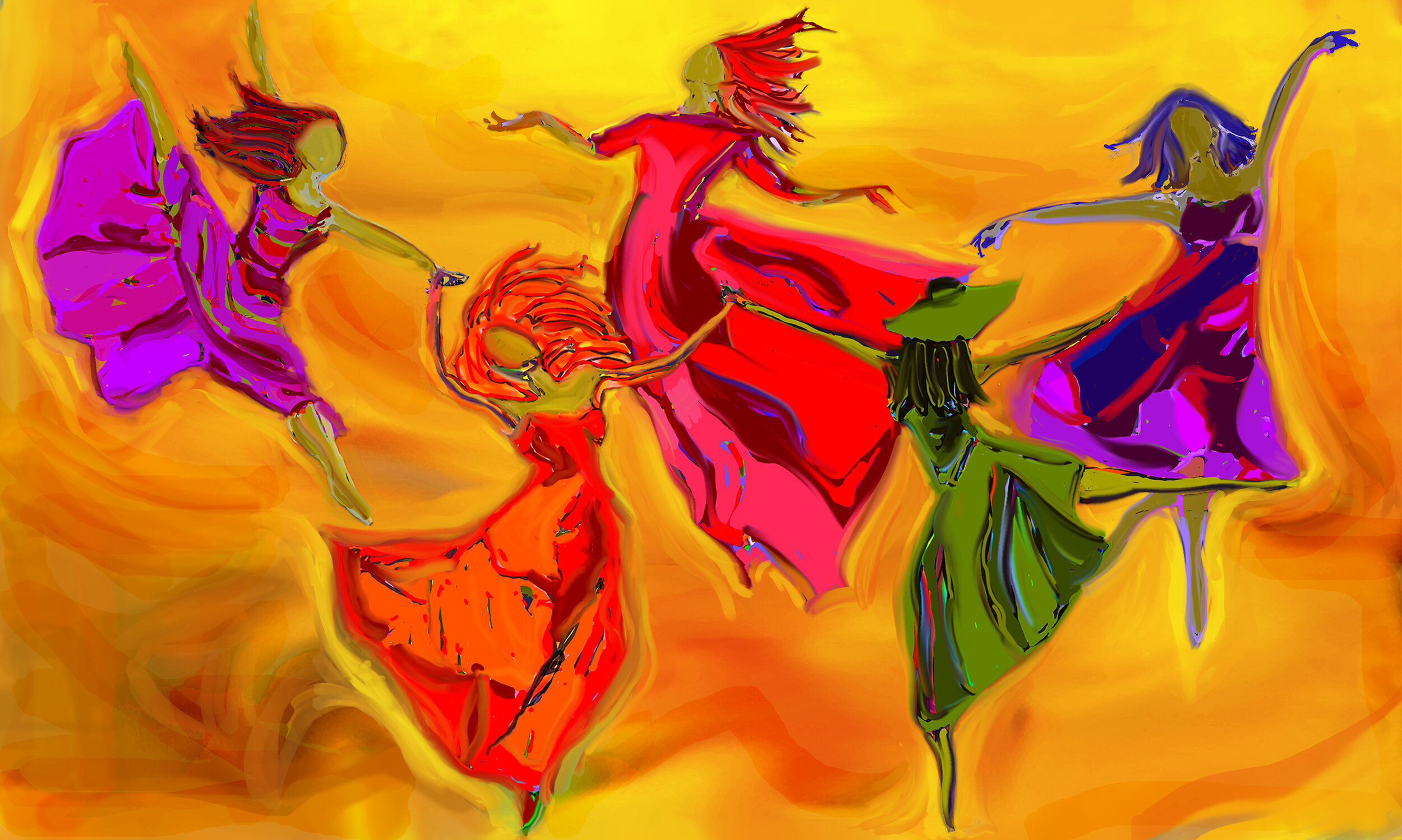 Dancing Maidens I