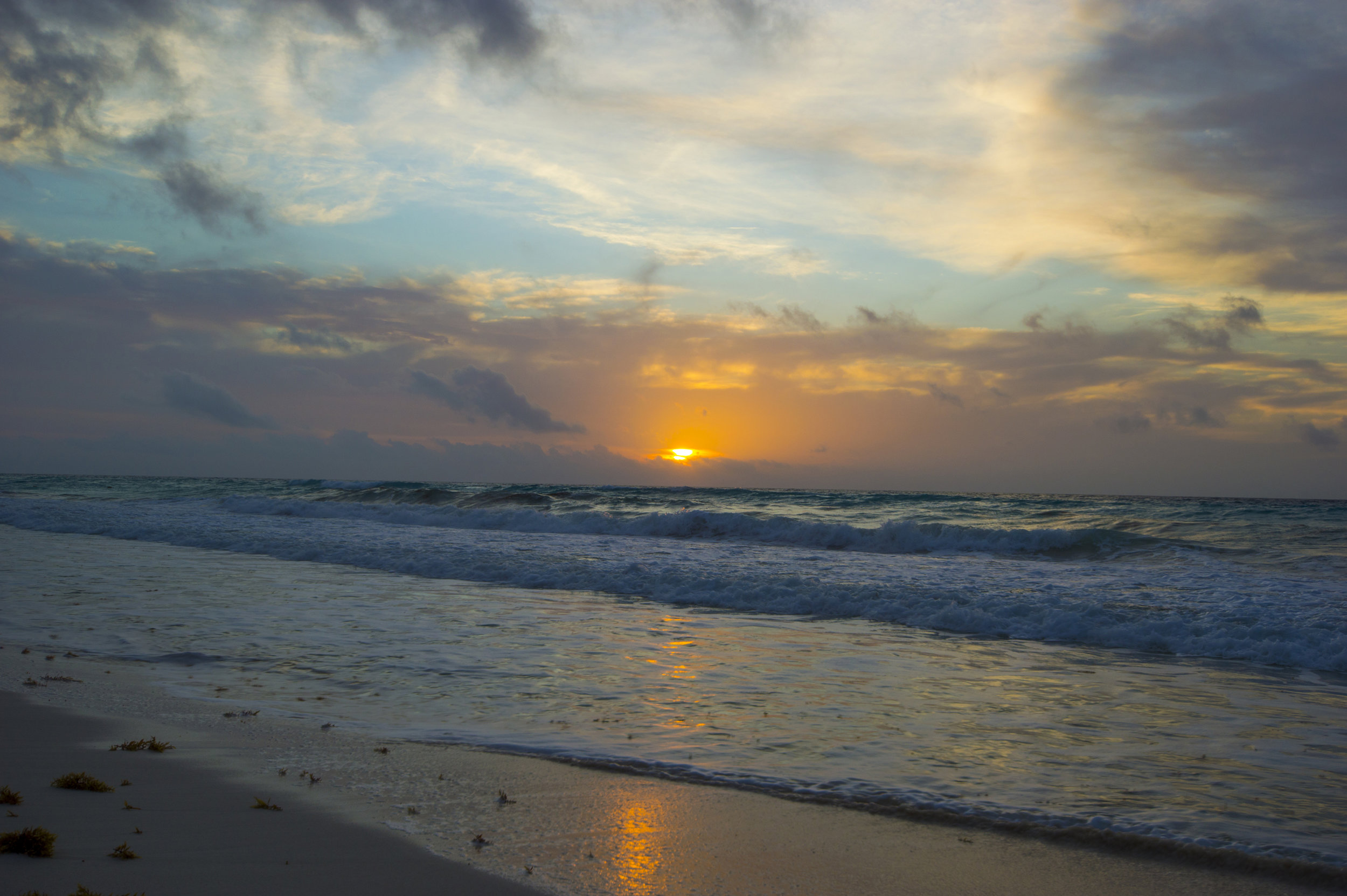 Sunrise in Cancun, Mexico
