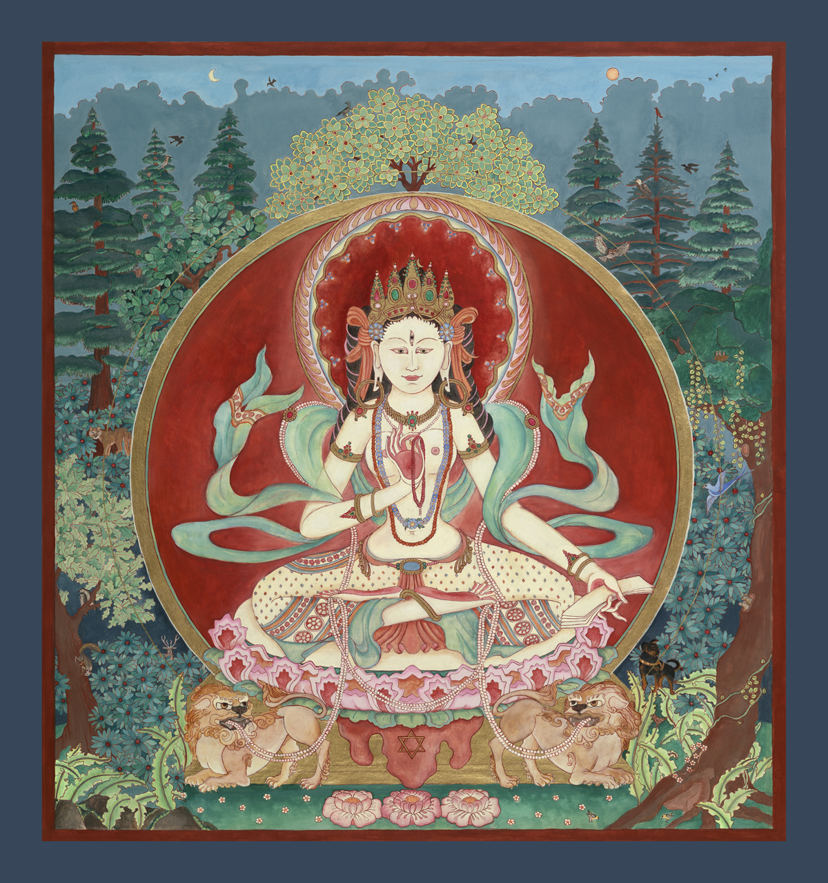  The Goddess Parā. Painting by Laura Santi.