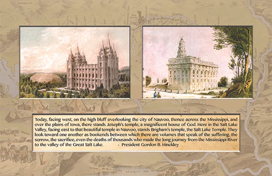 President Hinckley Nauvoo Bookend Quote LDS Art Mormon Art Latter Day Saint
