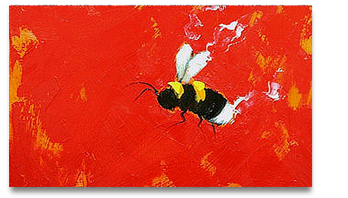 Temple Recommend Holder stripes bee strong LDS Mormon