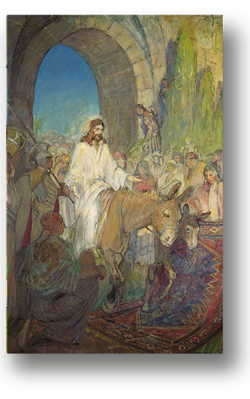 Temple Recommend Holder Jesus Enters Jerusalem LDS Mormon