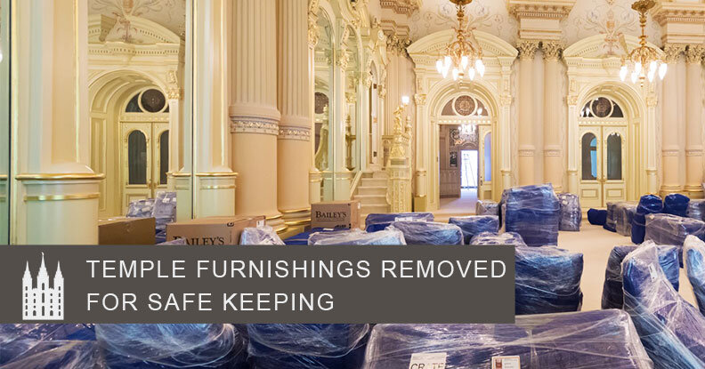 Temple Furnishings Removed A Closer Look At The Salt Lake Temple Renovation