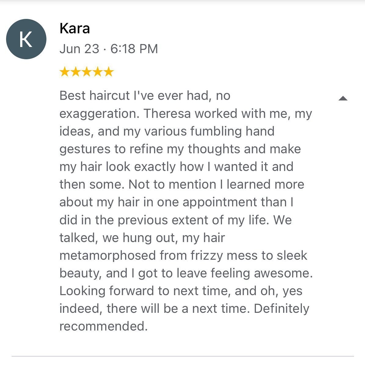 💁🏽&zwj;♀️ Thank you so much for the wonderful reviews. Your Yelp &amp; Google reviews let me know I&rsquo;m doing my job right! 
.
I take pride in delivering what you want by listening to you. You tell me what you want and I will take what I know a