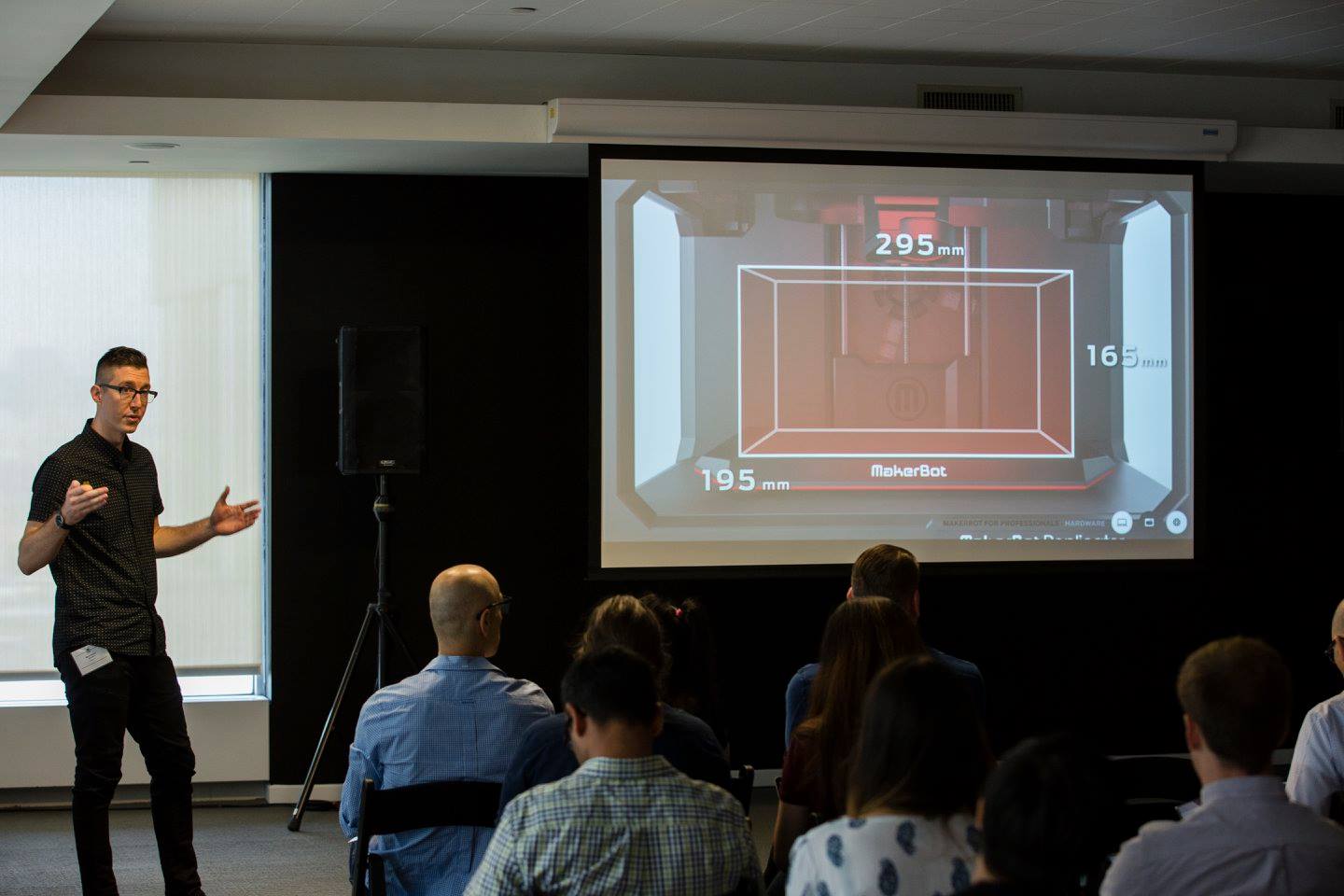 Presenting at the launch Press Event