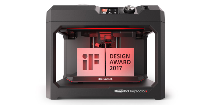  Replicator+ won a 2017 iF Design Award