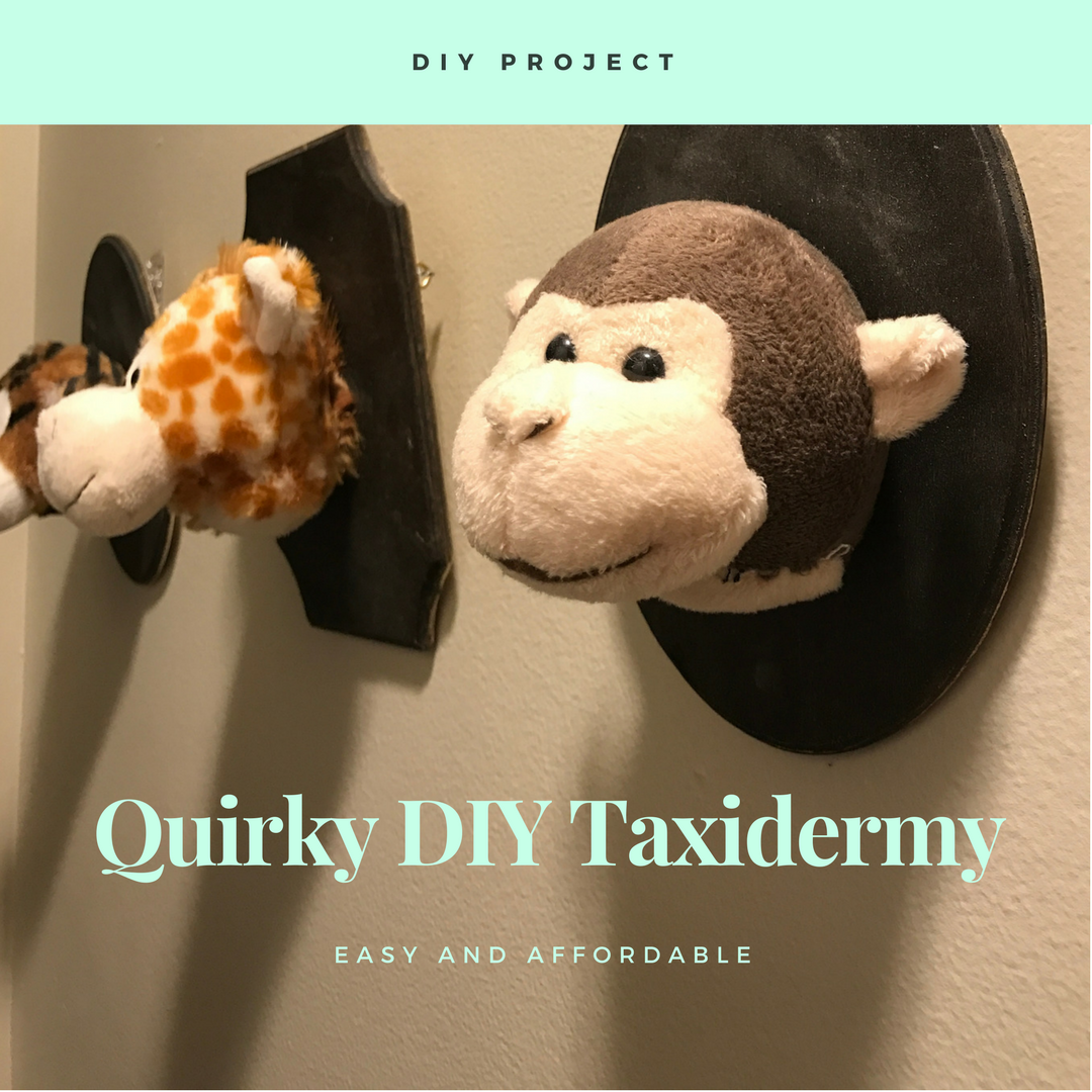 DIY 'Taxidermy' Stuffed Animals