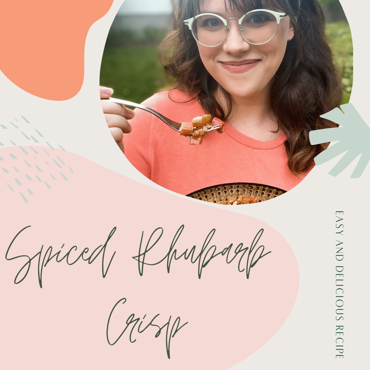 Spiced Rhubarb Crisp Recipe