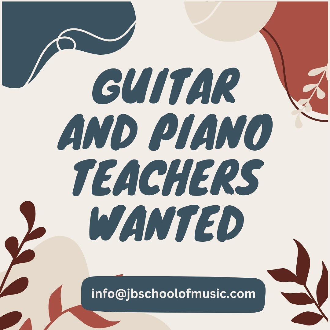 🎸🎹 Guitar &amp; Piano Teachers Wanted at Jervis Bay School of Music 🎸🎹 

Do you have a love for the keys or the strings? We&rsquo;re seeking passionate guitar and piano teachers to expand our creative team. Inspire our students, be part of our vi