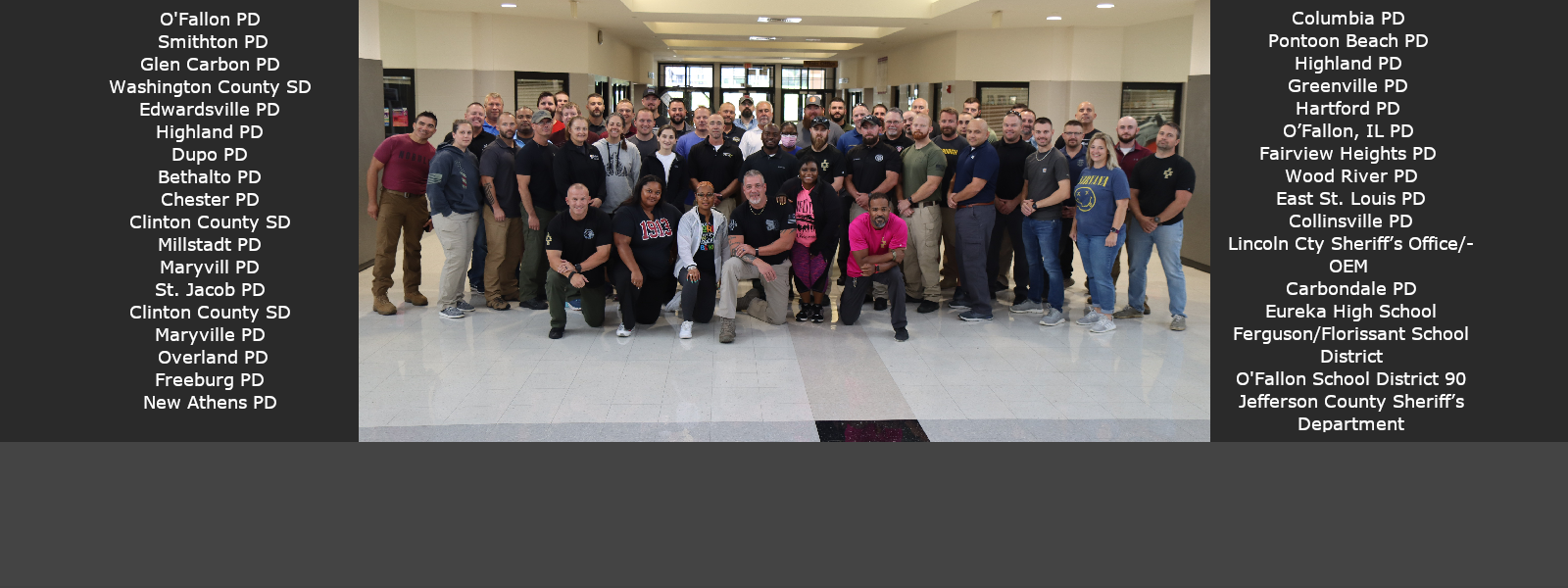  Thanks to Southern Illinois Law Enforcement Commission - MTU14 for hosting the latest 4E Train the Trainer class! 