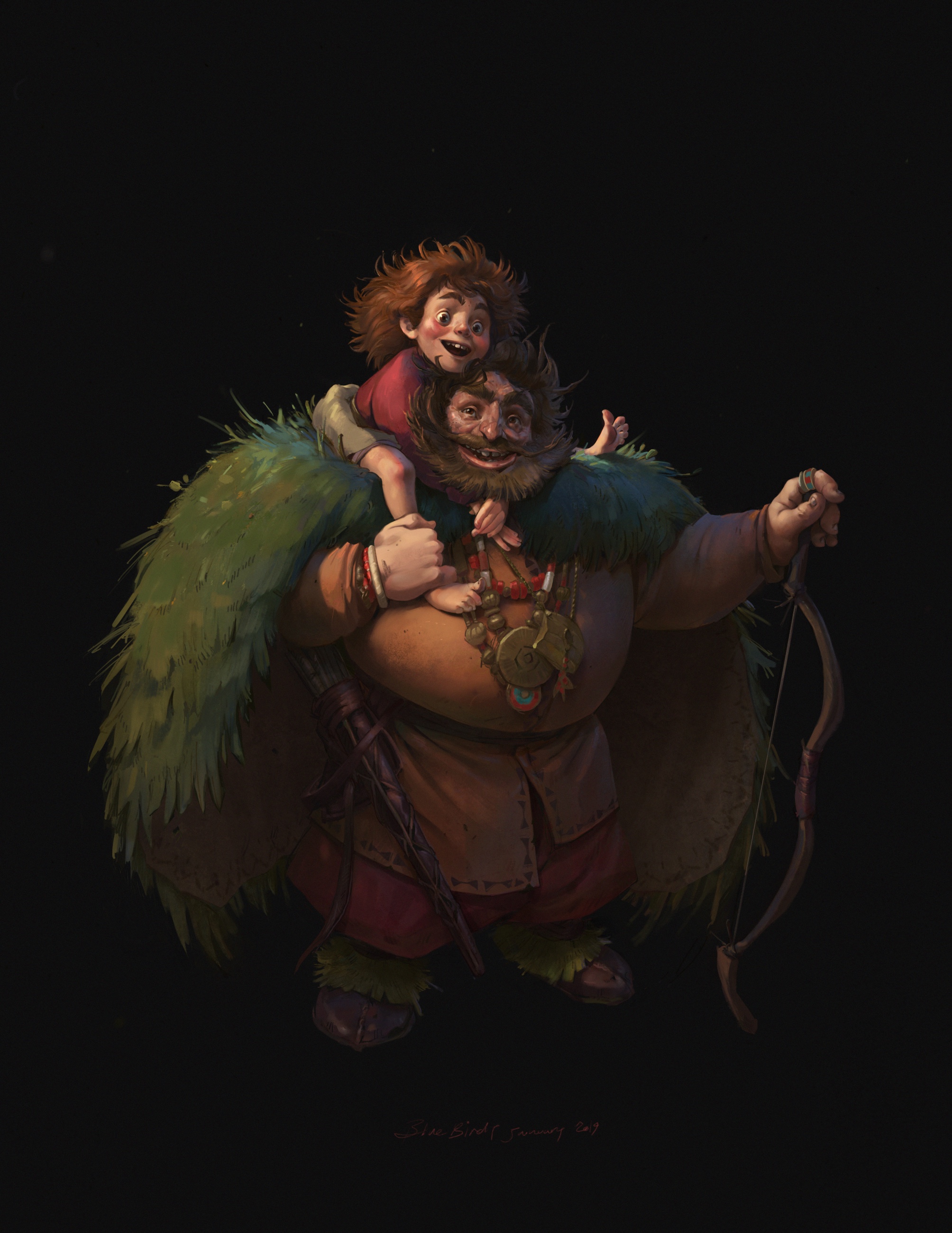 'Ronja and Mattis' for the story ''Ronja the robber's daughter''