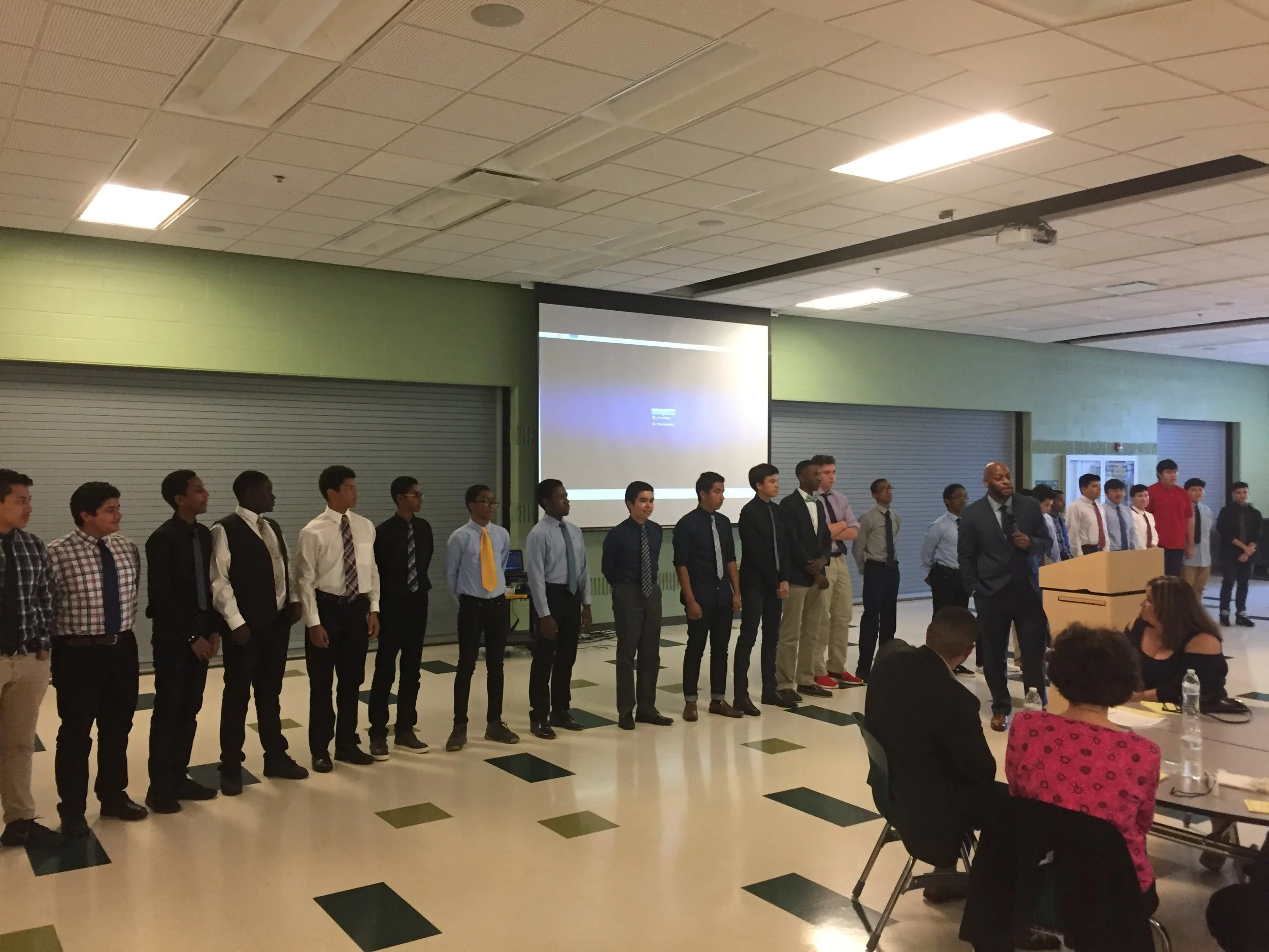 These are just some of the young men involved in Cohort