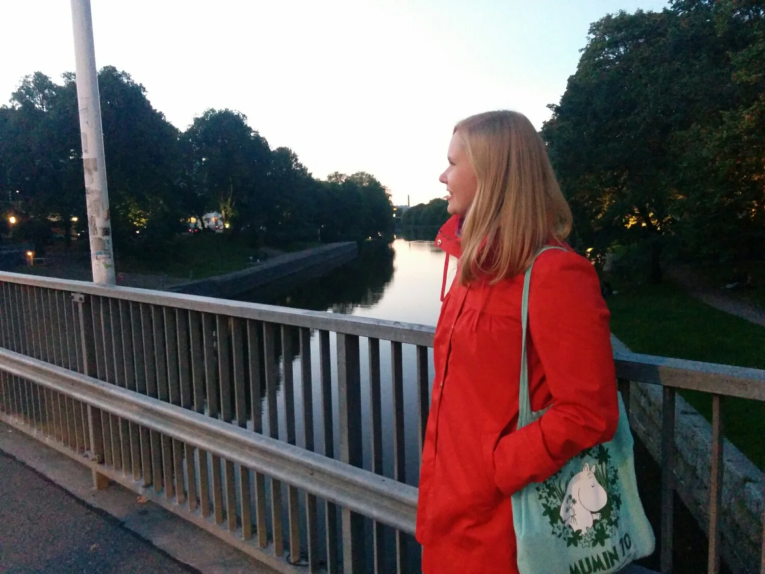 Anne insisterade på photo shoot på bron.&nbsp;