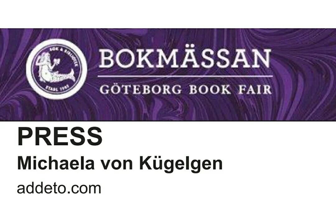 Så nöjd över att jag förstod att jag så klart skulle ackreditera mig för mässan.