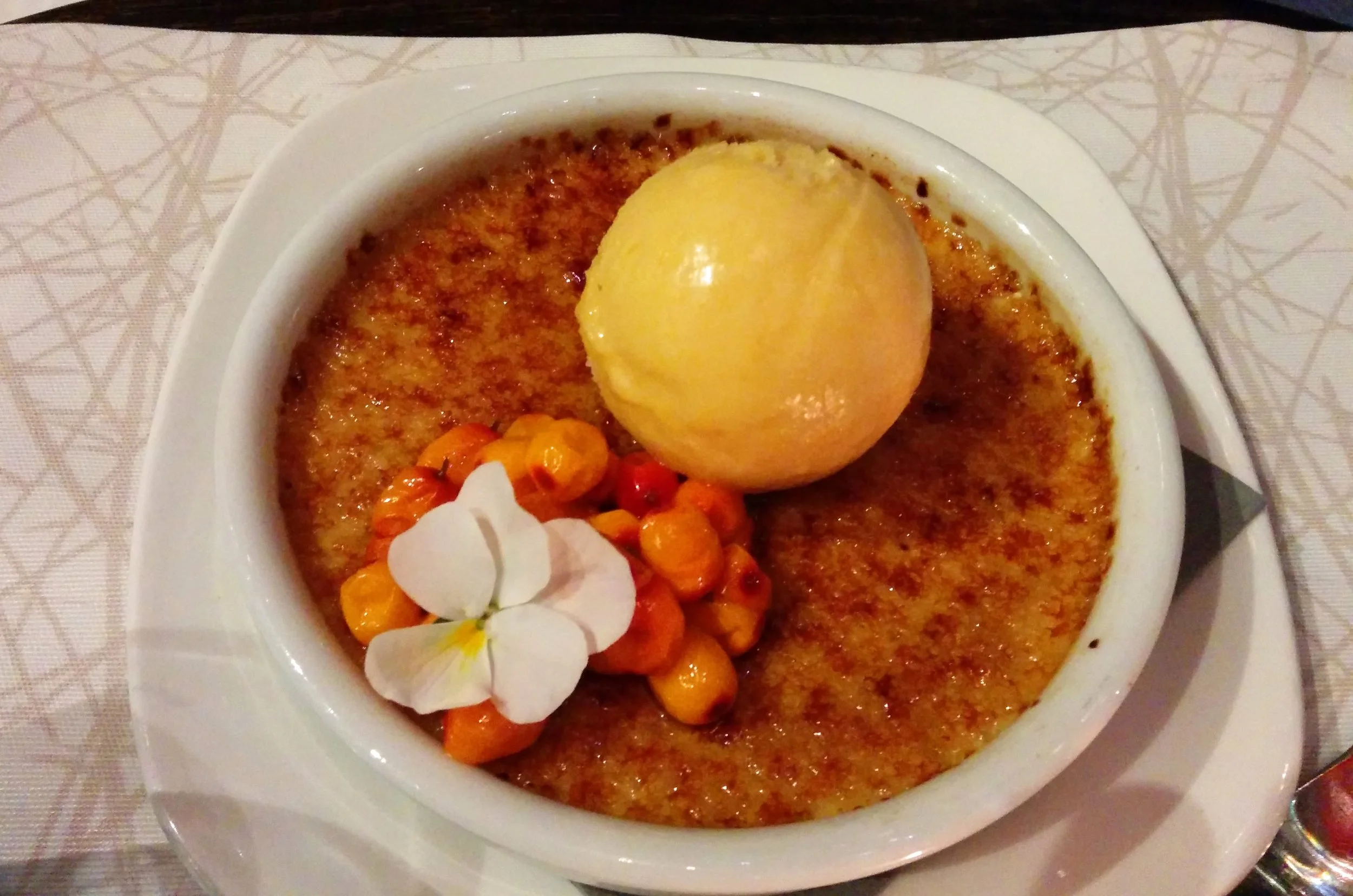 Kickas crème brûlée. Fick tyvärr ingen snygg bild på min fondant, men den var gooood!