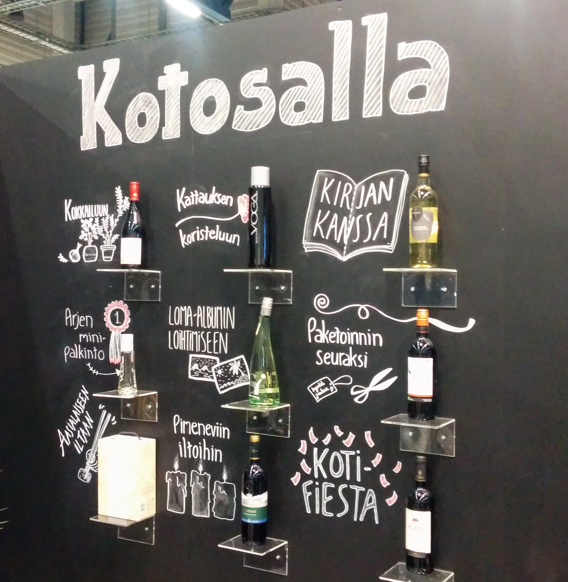 Gillade speciellt den här utställaren på vinsidan, de hade satsat på mysighet!