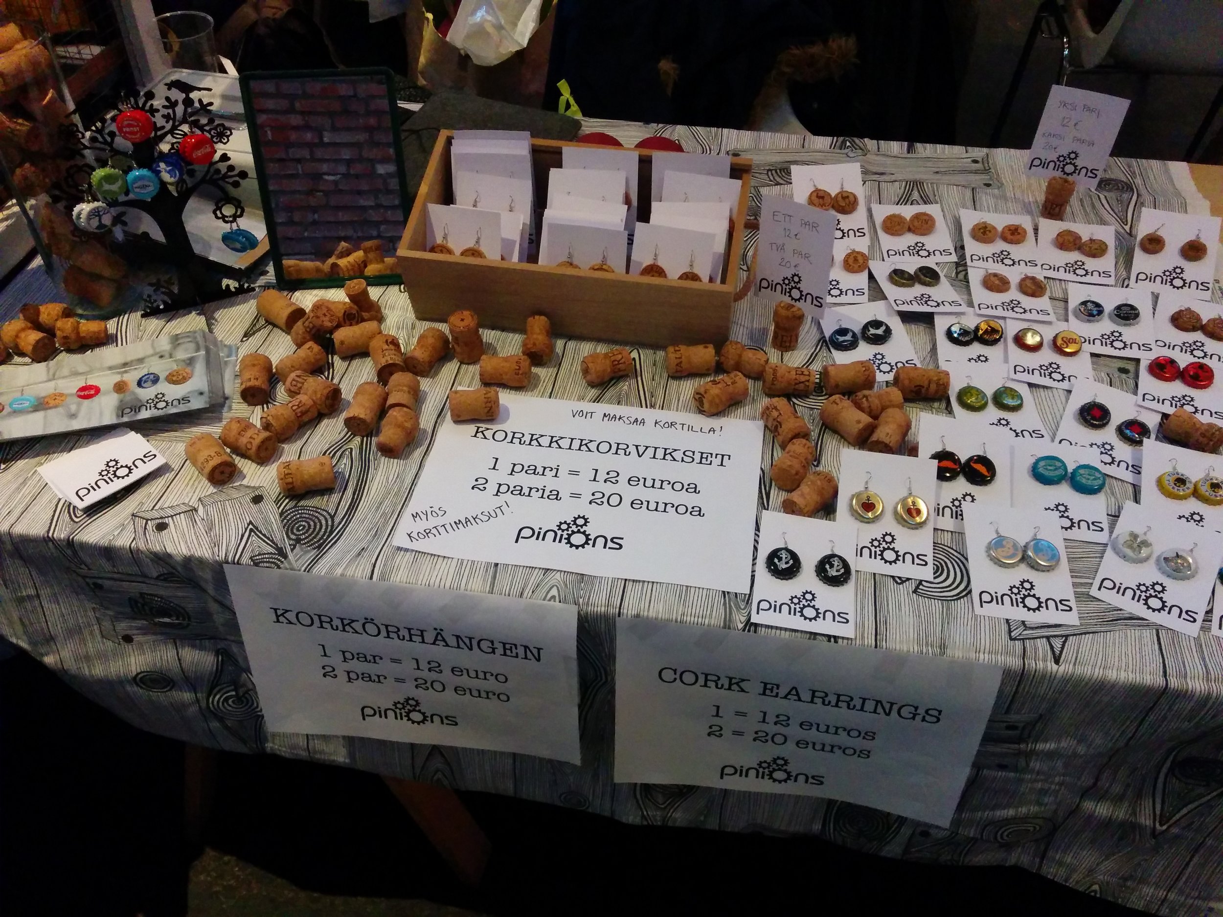 Så här såg det ut på fjolårets julmarknad, då på Teurastamo.