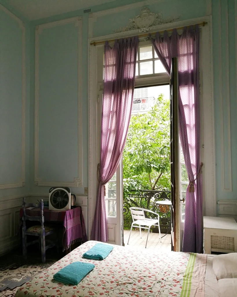 Mitt första rum i Buenos Aires.