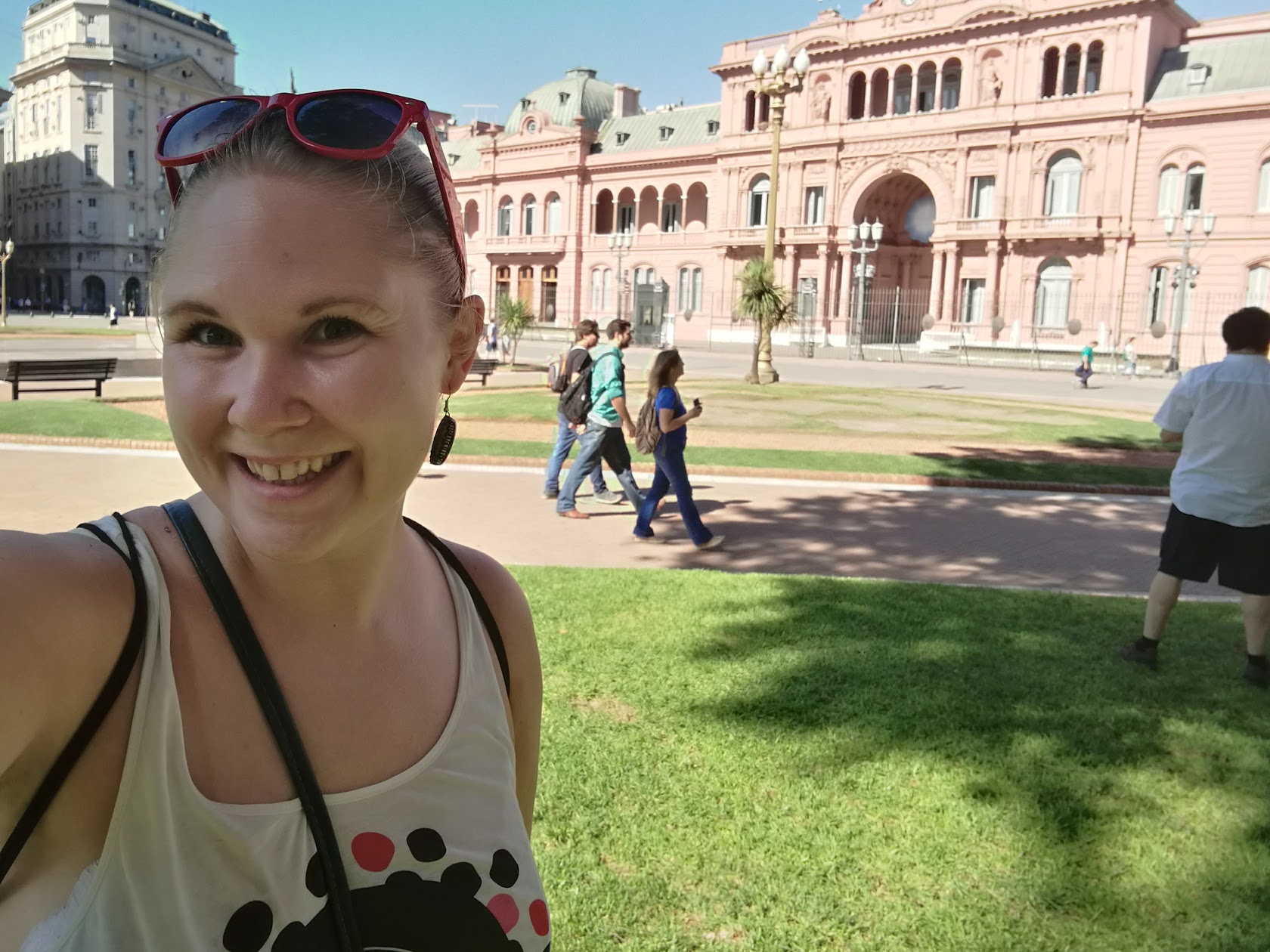 I turistens topp5 i Buenos Aires: La casa rosada (presidentpalatset).
