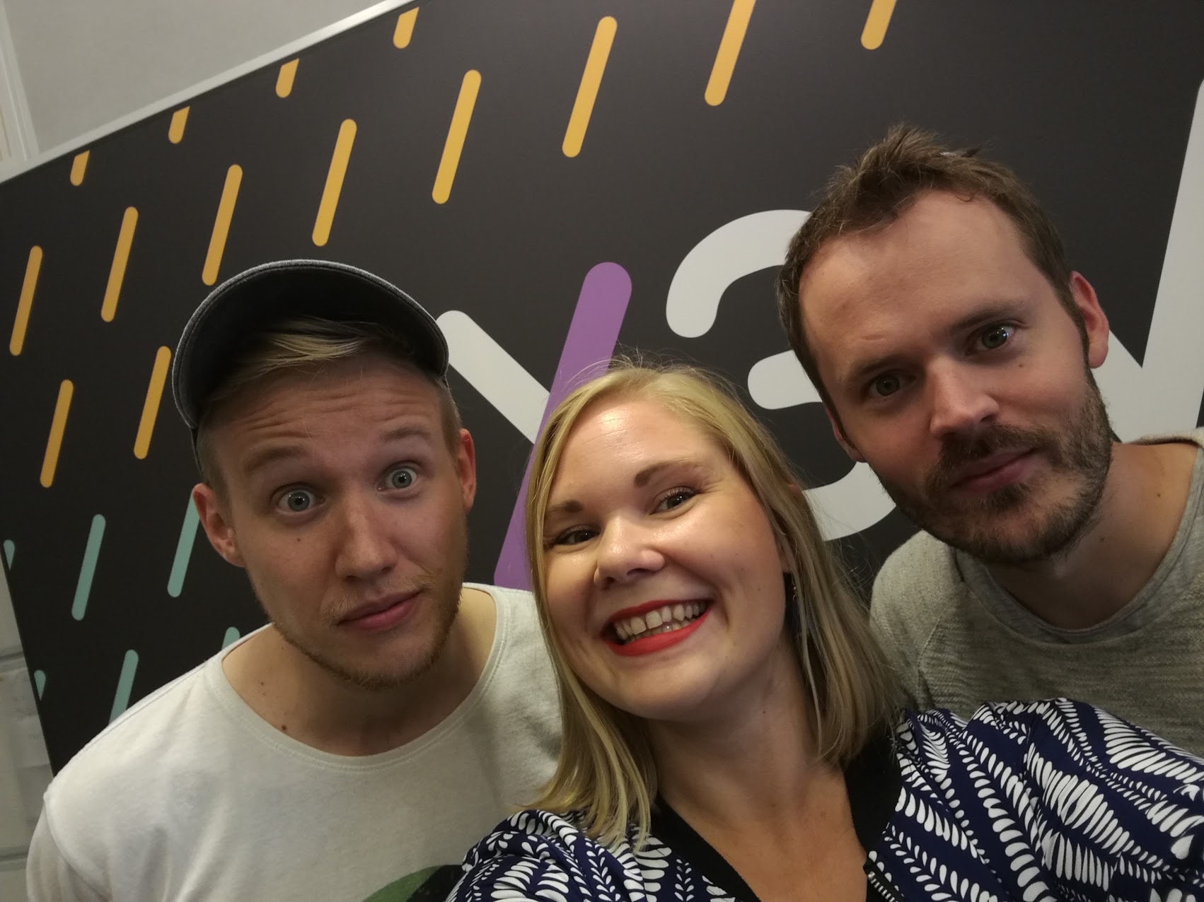 Måste naturligtvis ta en selfie med Simon och Dan.