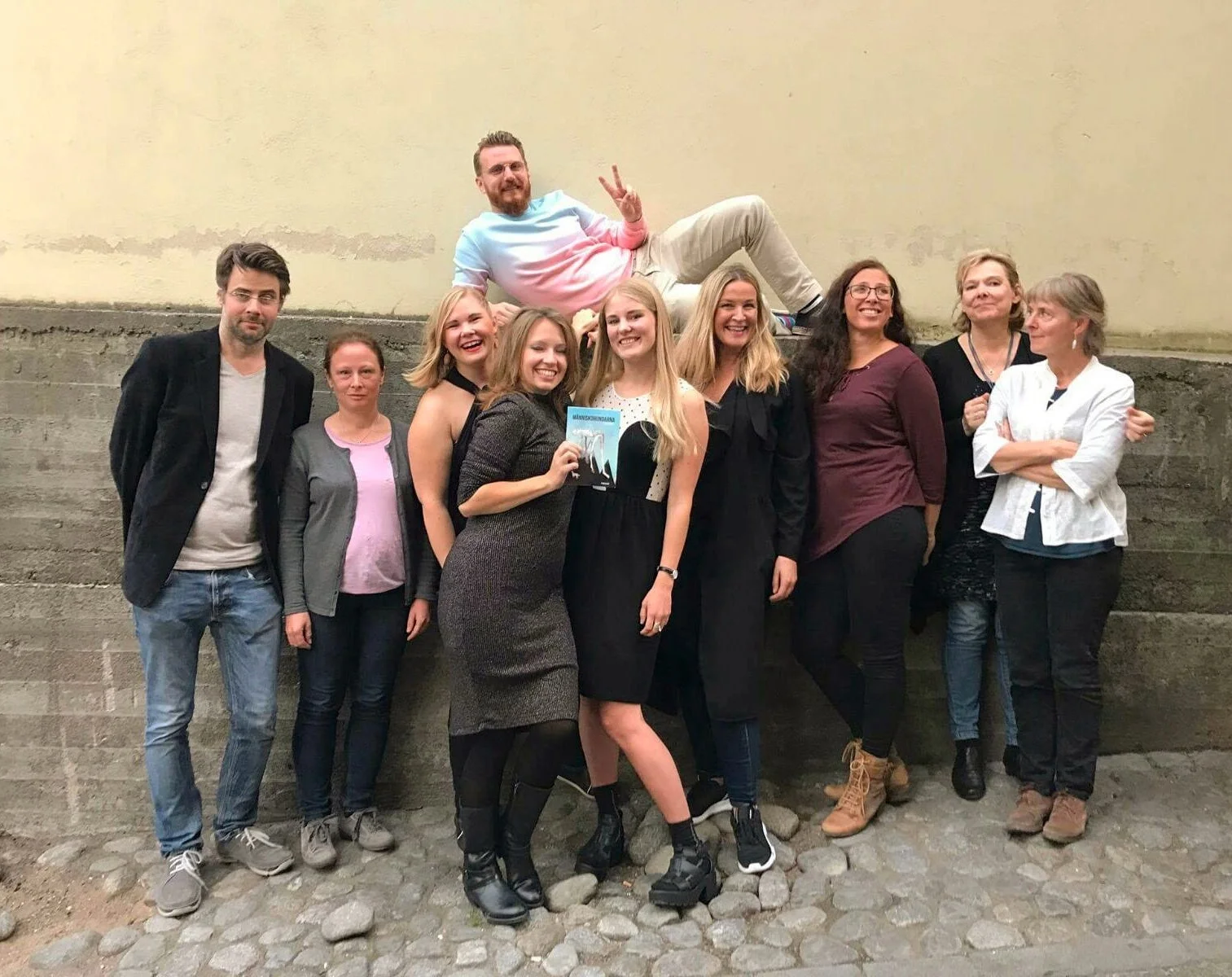 Vårt fantastiska gäng minus Lotta och Ingrid.