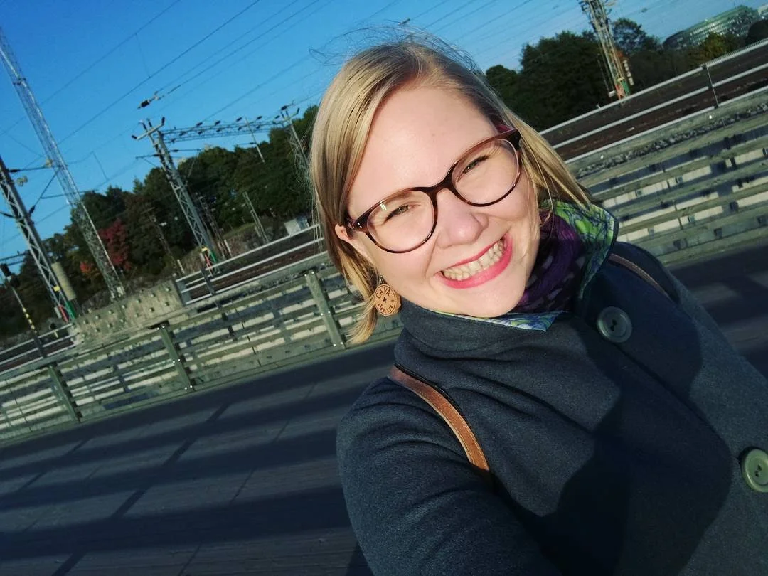 En bild från en soligare och bättre dag. För ingen vill se mitt sjuksura fejs.