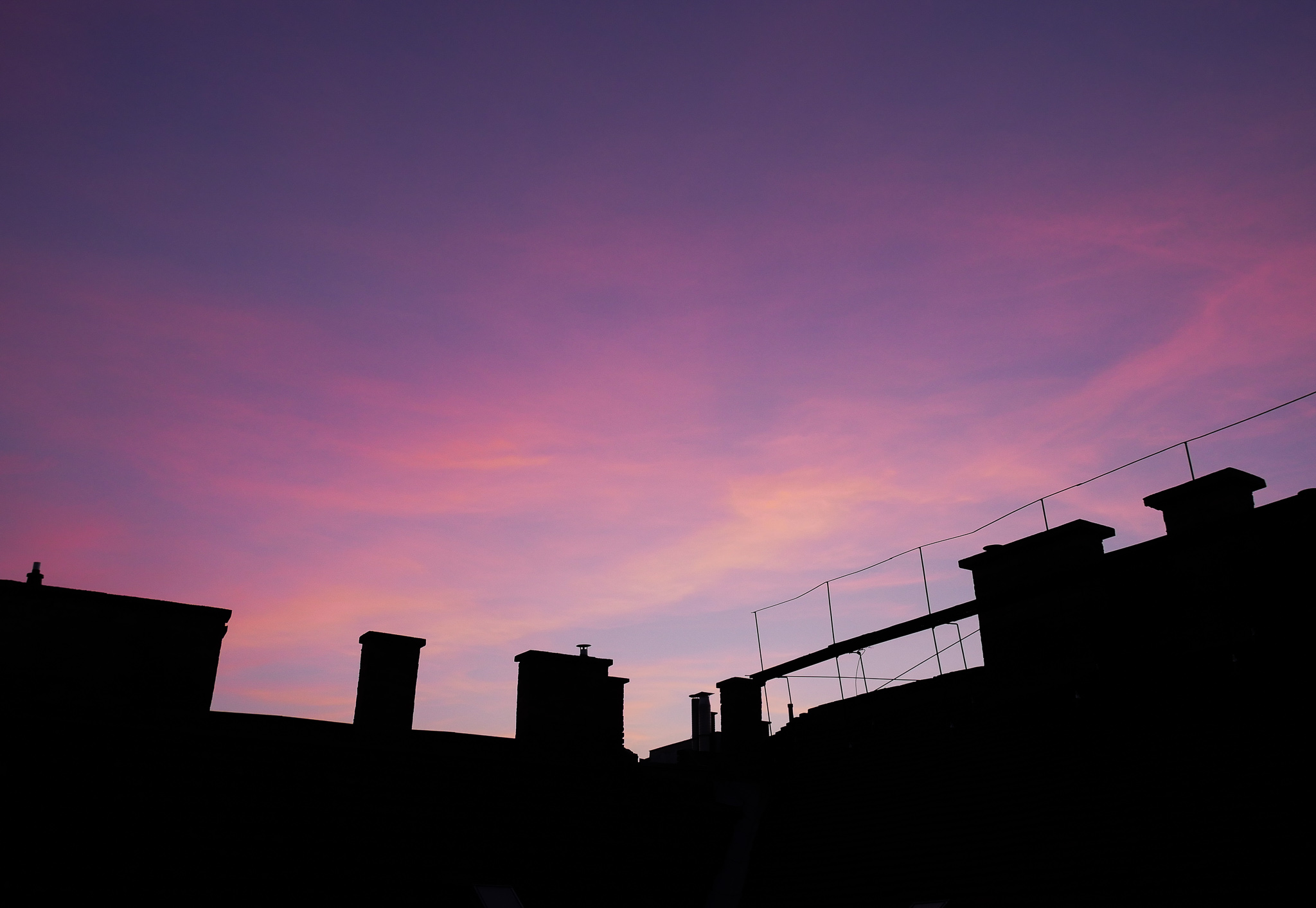 En vacker kväll i Budapest.