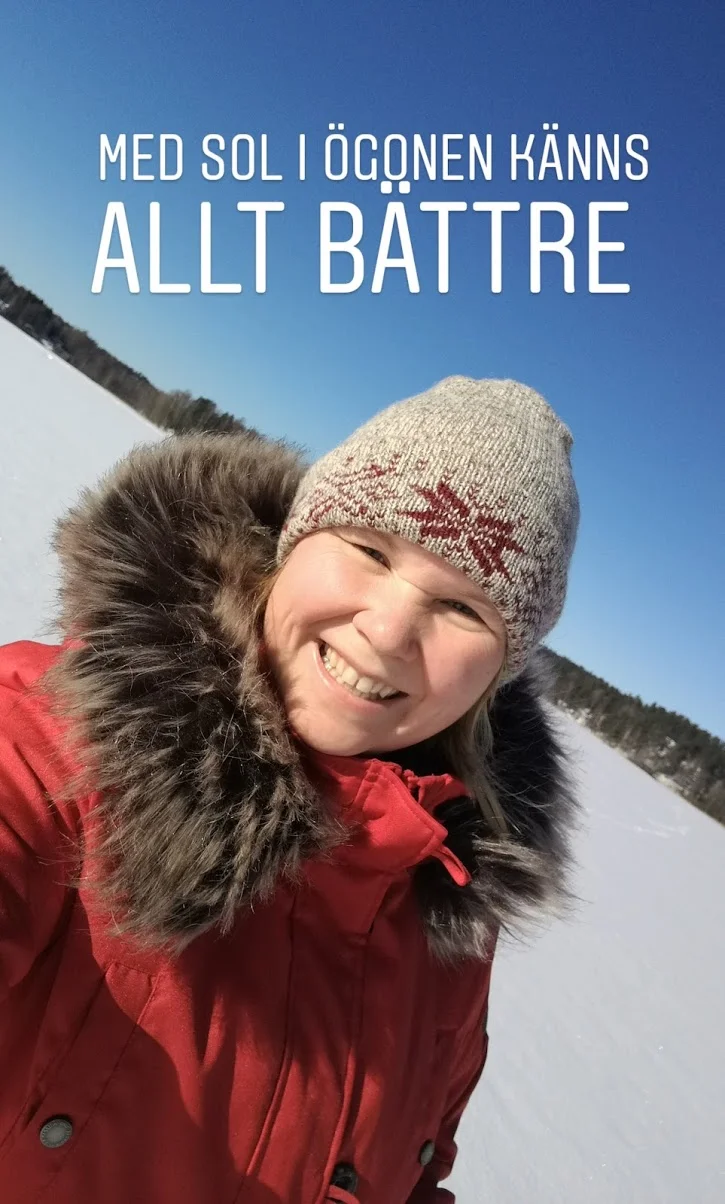 Jag var så himla himla ledsen i februari, en skugga av mig själv. Men försökte rycka upp mig med promenader under härliga vinterdagar.