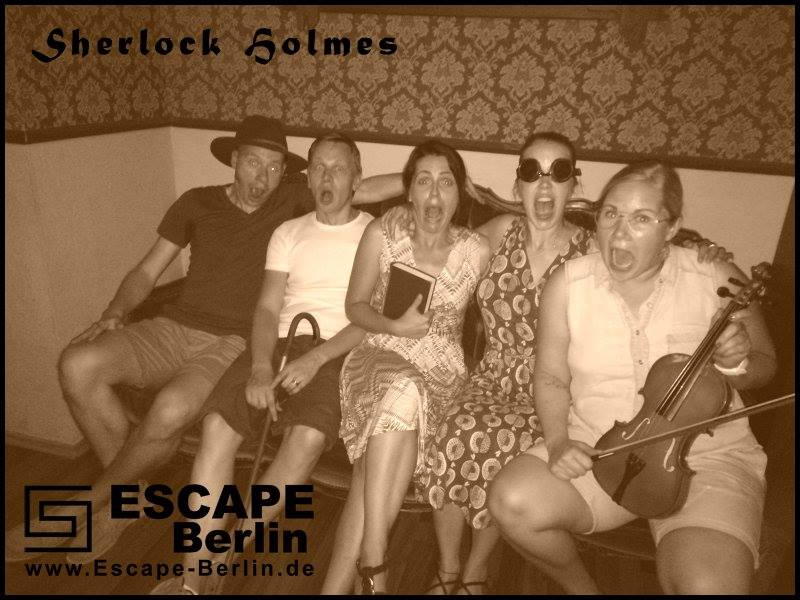 Lyckliga och lite skräckslagna (?!) vinnare, hehe. Foto: Escape Berlin.