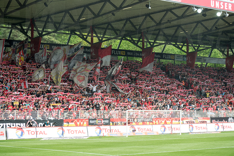 Fans på FC Unions match.