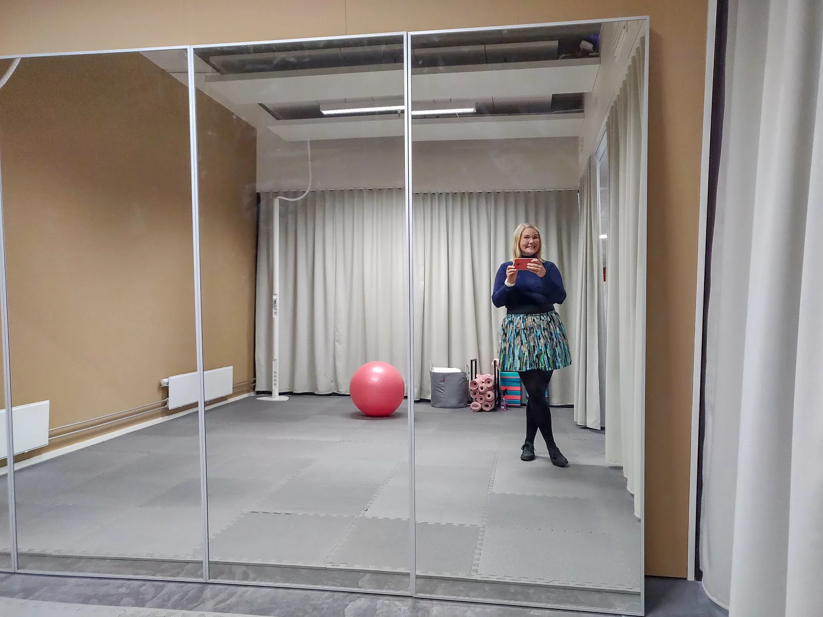 Yogarummet på kontoret. &lt;3
