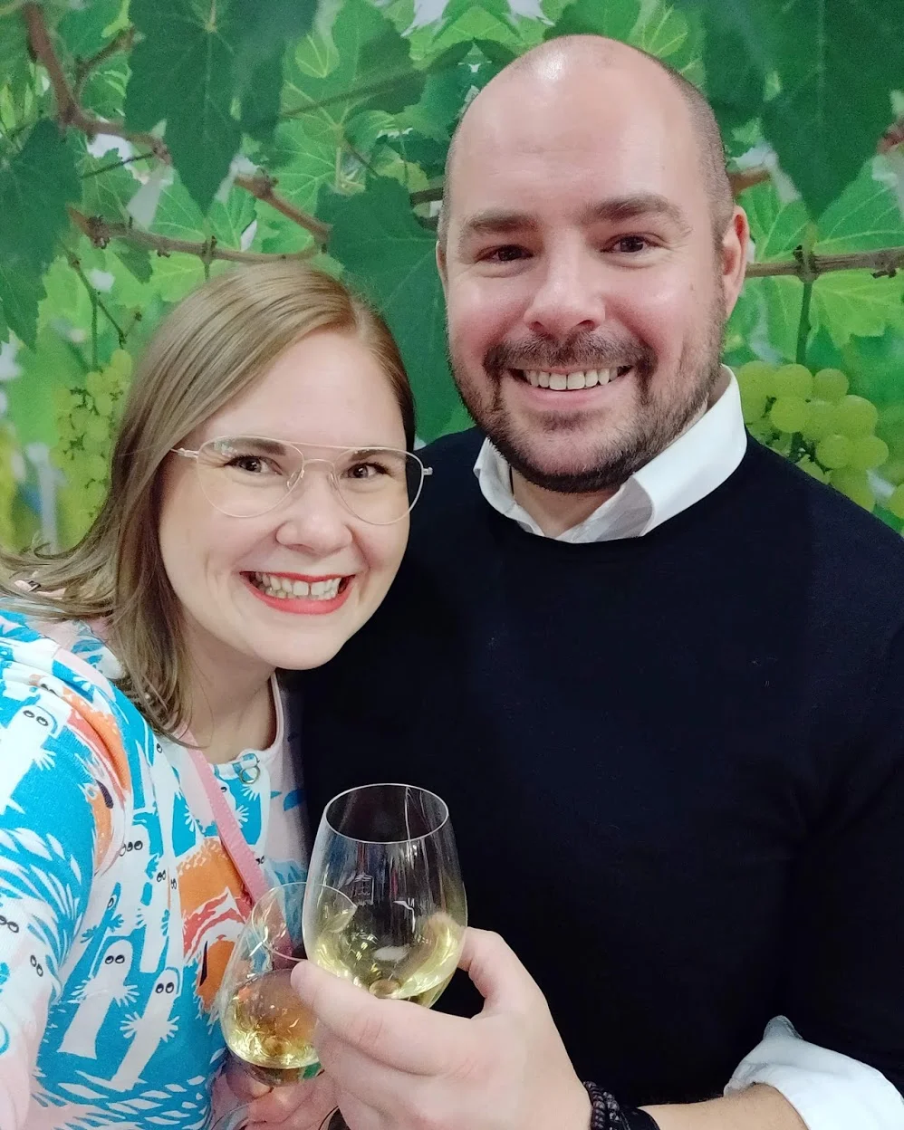 På vin- & matmässan i lördags.