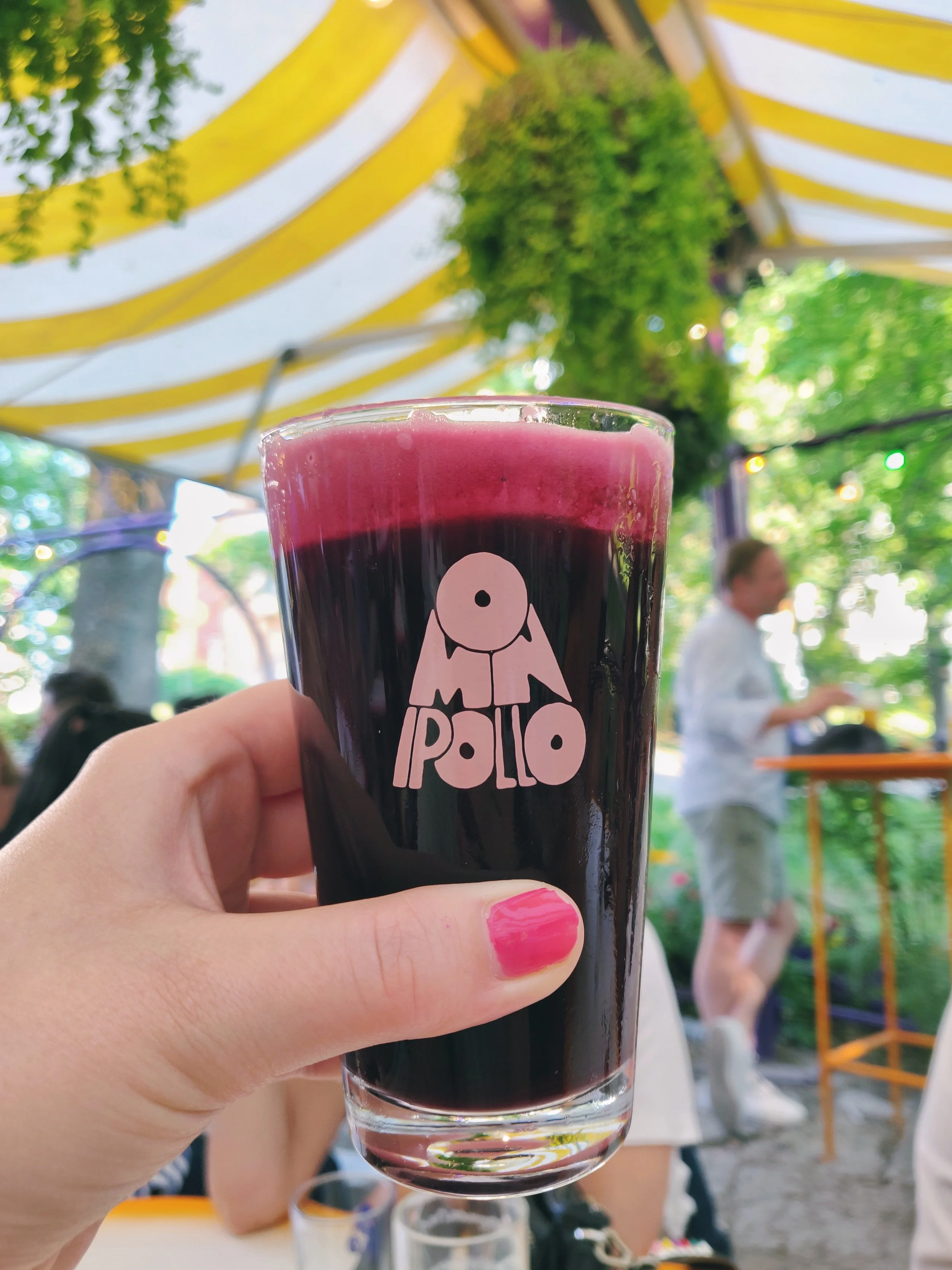En otroligt god öl, Omipollos Raspberry Aniara. Som godis.