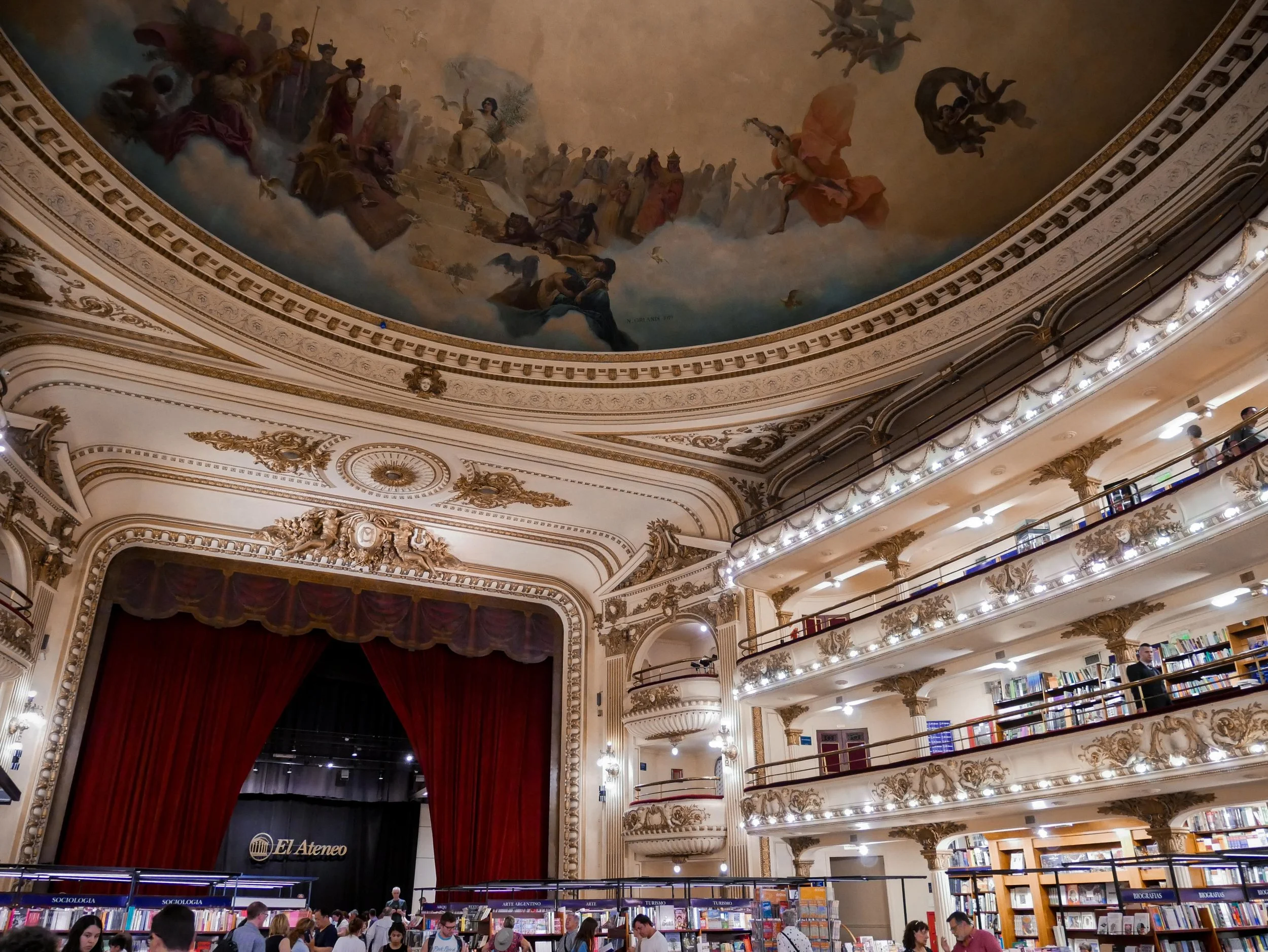Bokhandeln El Ateneo i Buenos Aires.