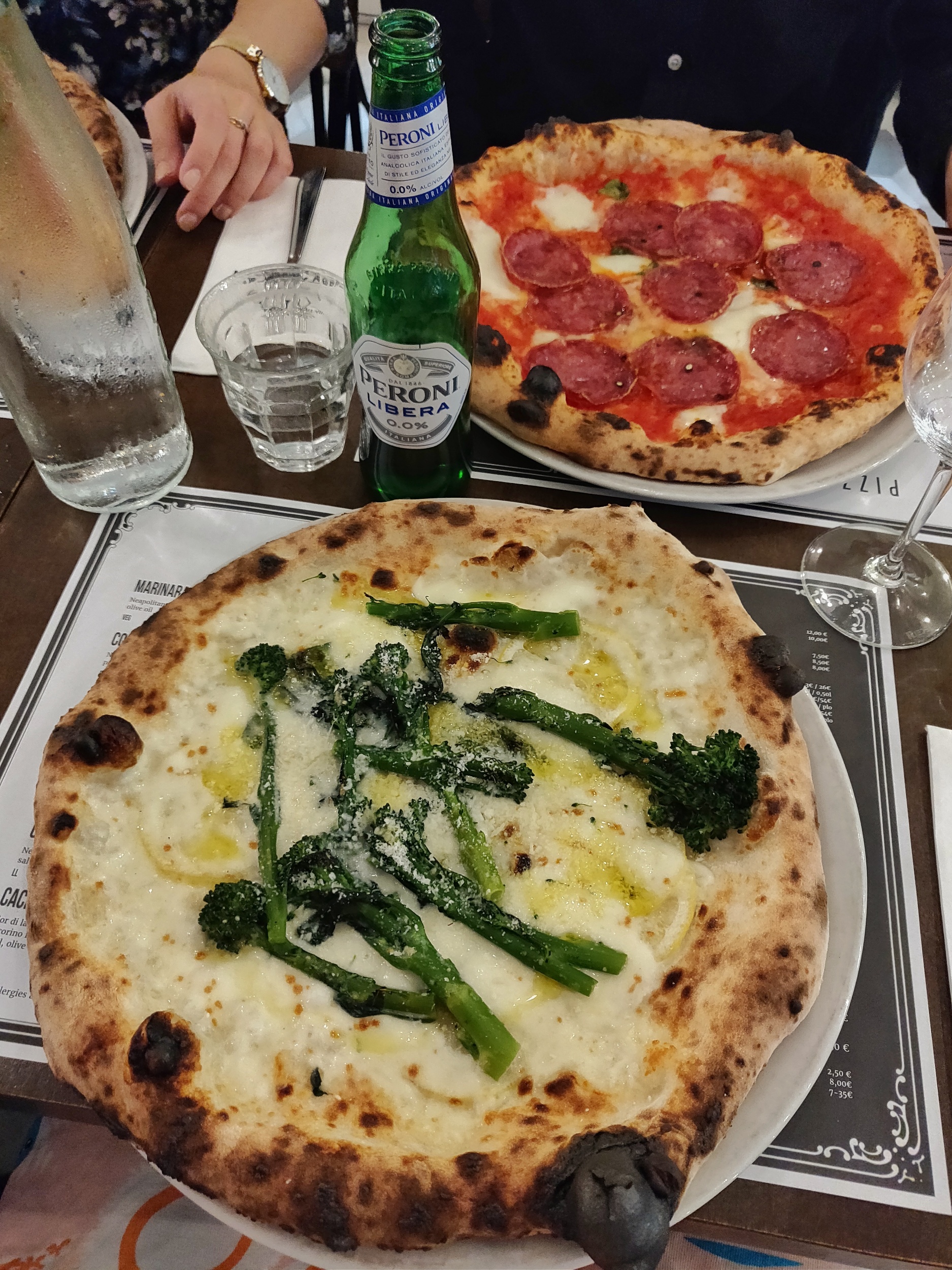 Gårdagens pizza på Via Tribunali var så otroligt god!