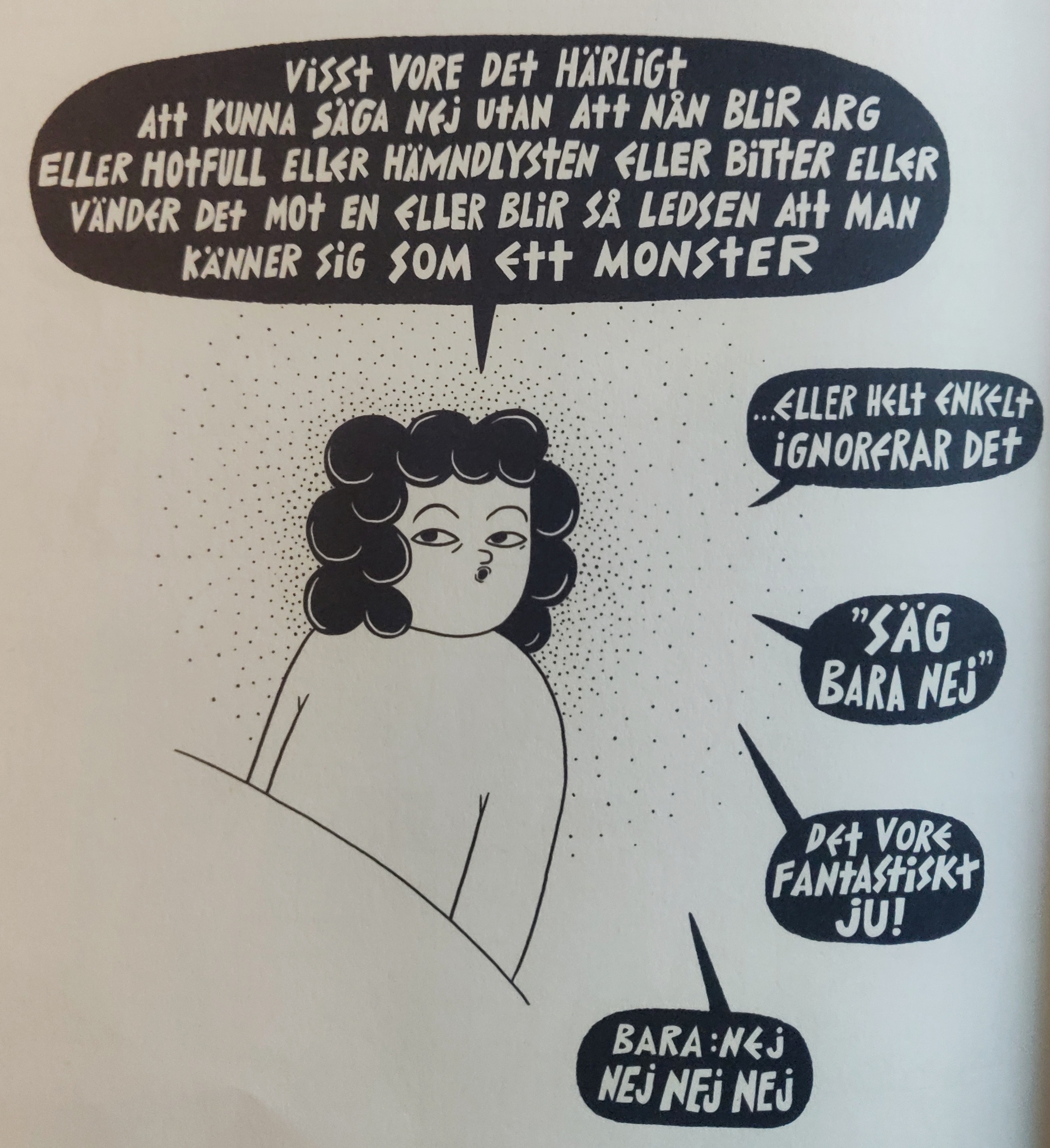 Illustration från Ulla Donners Skiten .