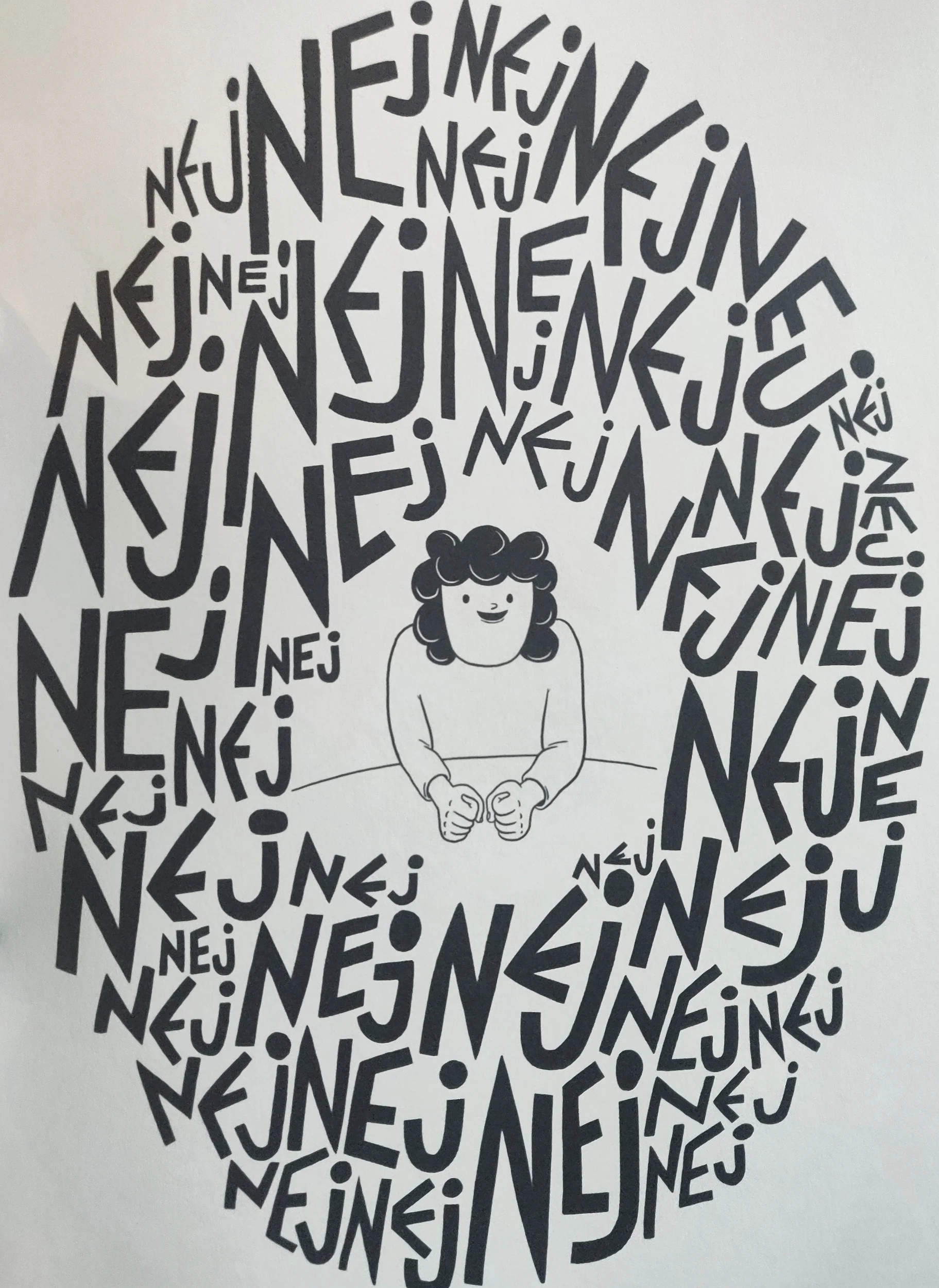 Illustration från Ulla Donners nya bok Skiten. Kan verkligen rekommendera den!