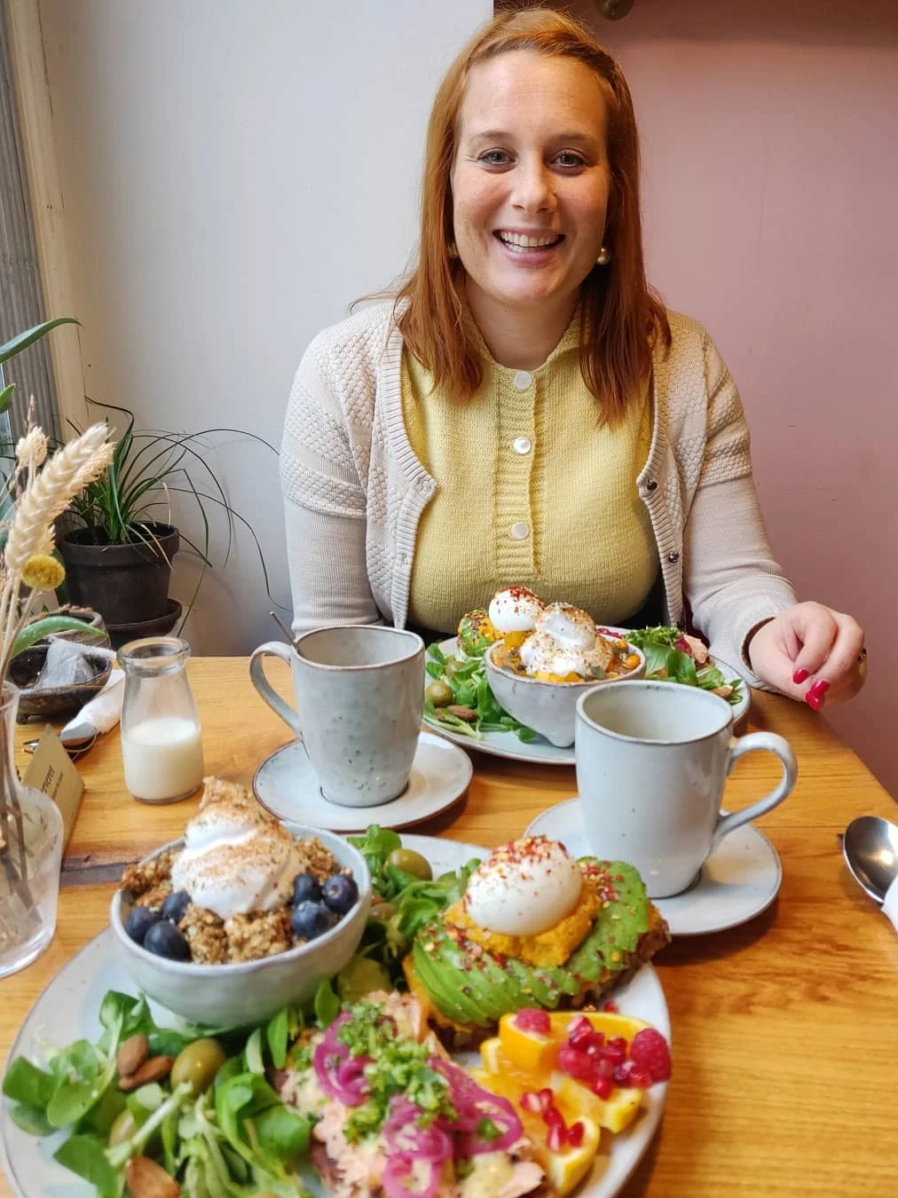 Och frukost på detta drömmiga frukostställe!