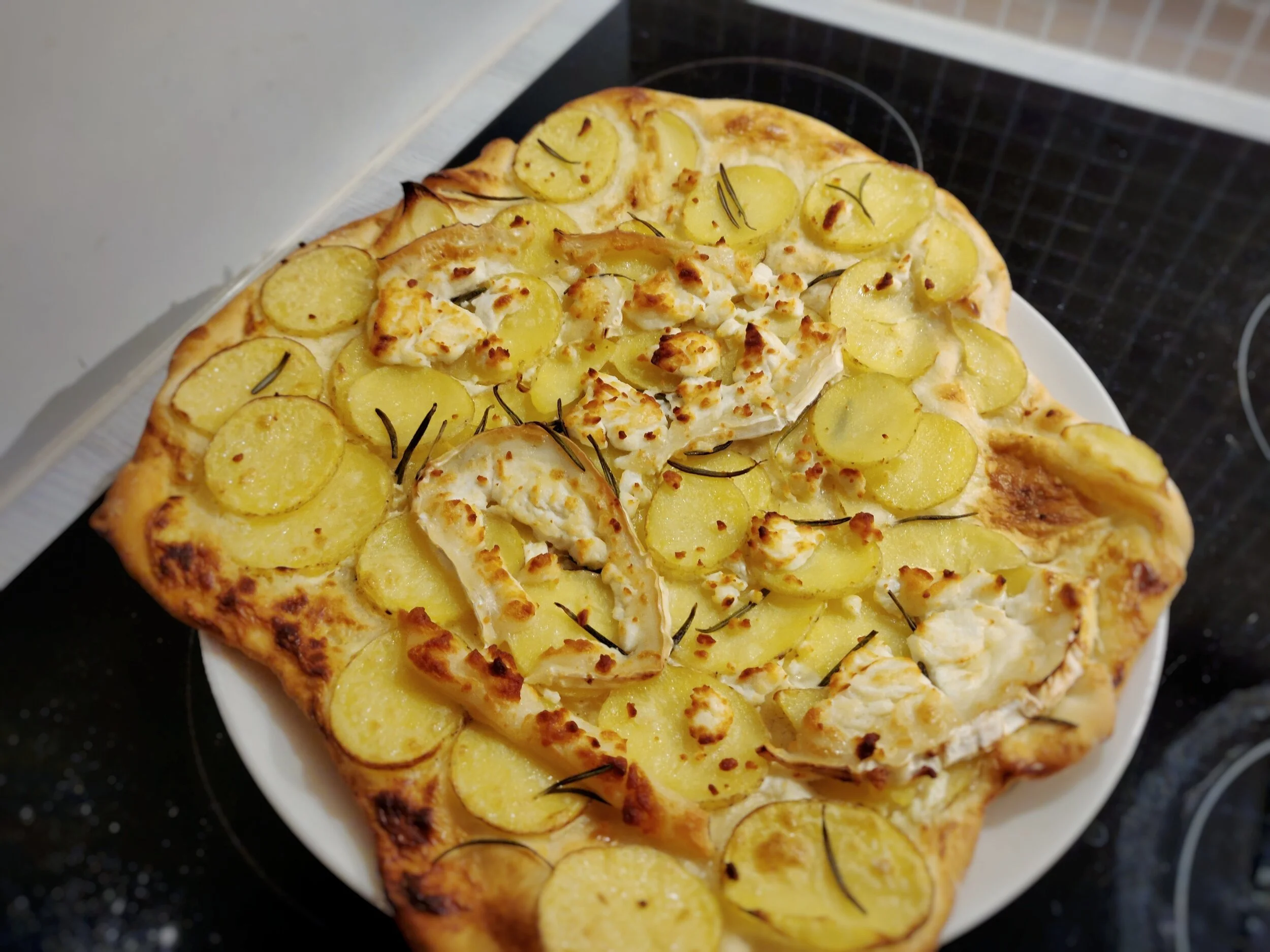 Lite missformad men god pizza!