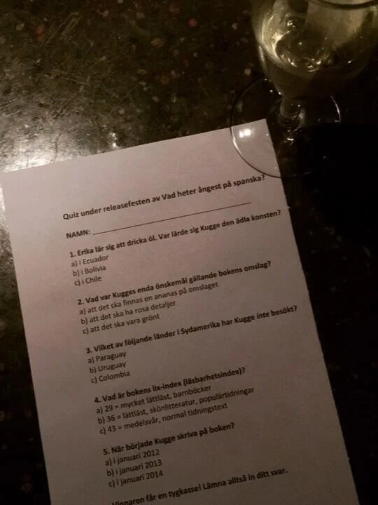Funderar på om jag ska ha ett quiz igen på releasefesten??