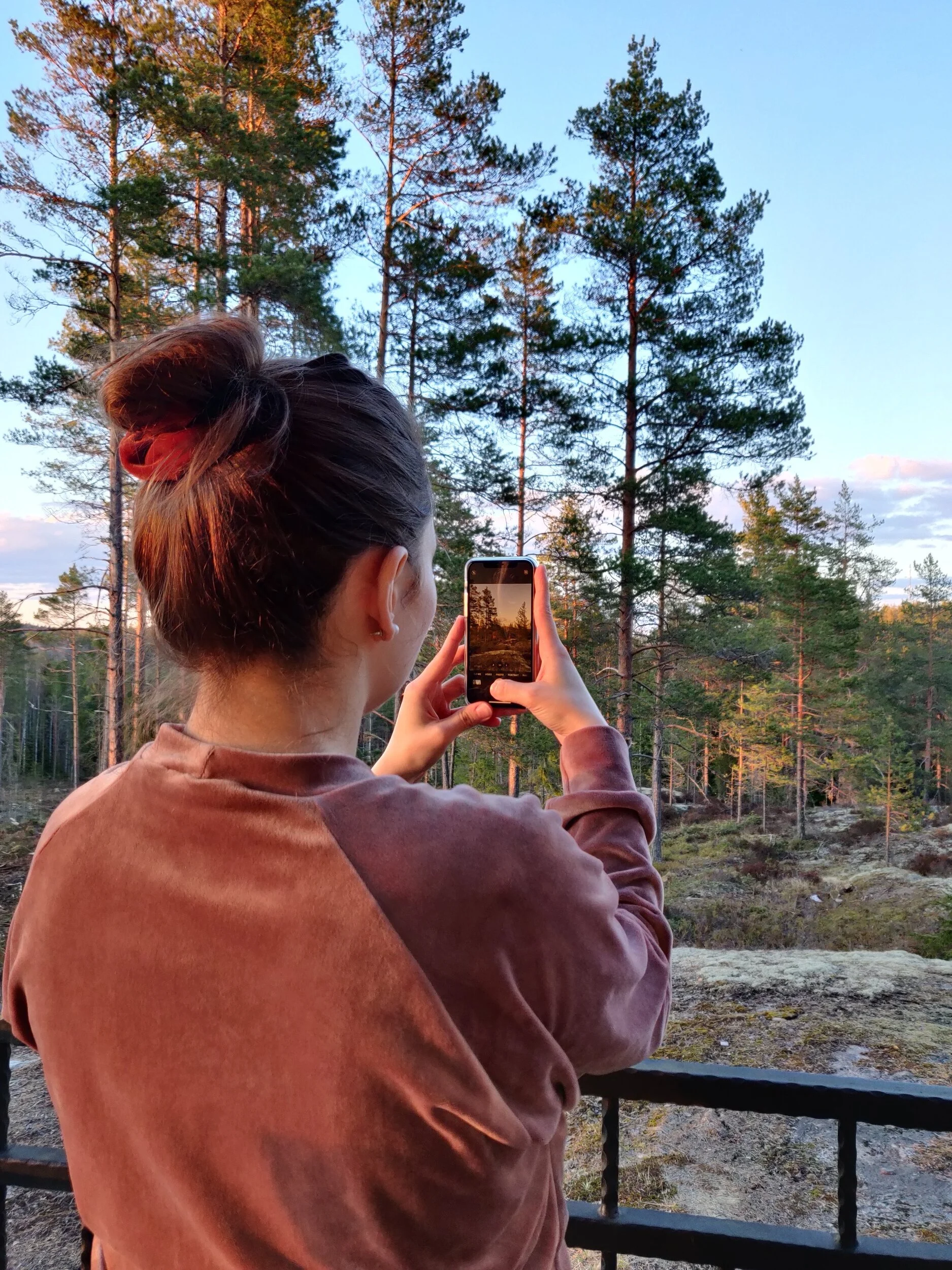 Fota solnedgång är obligatoriskt.