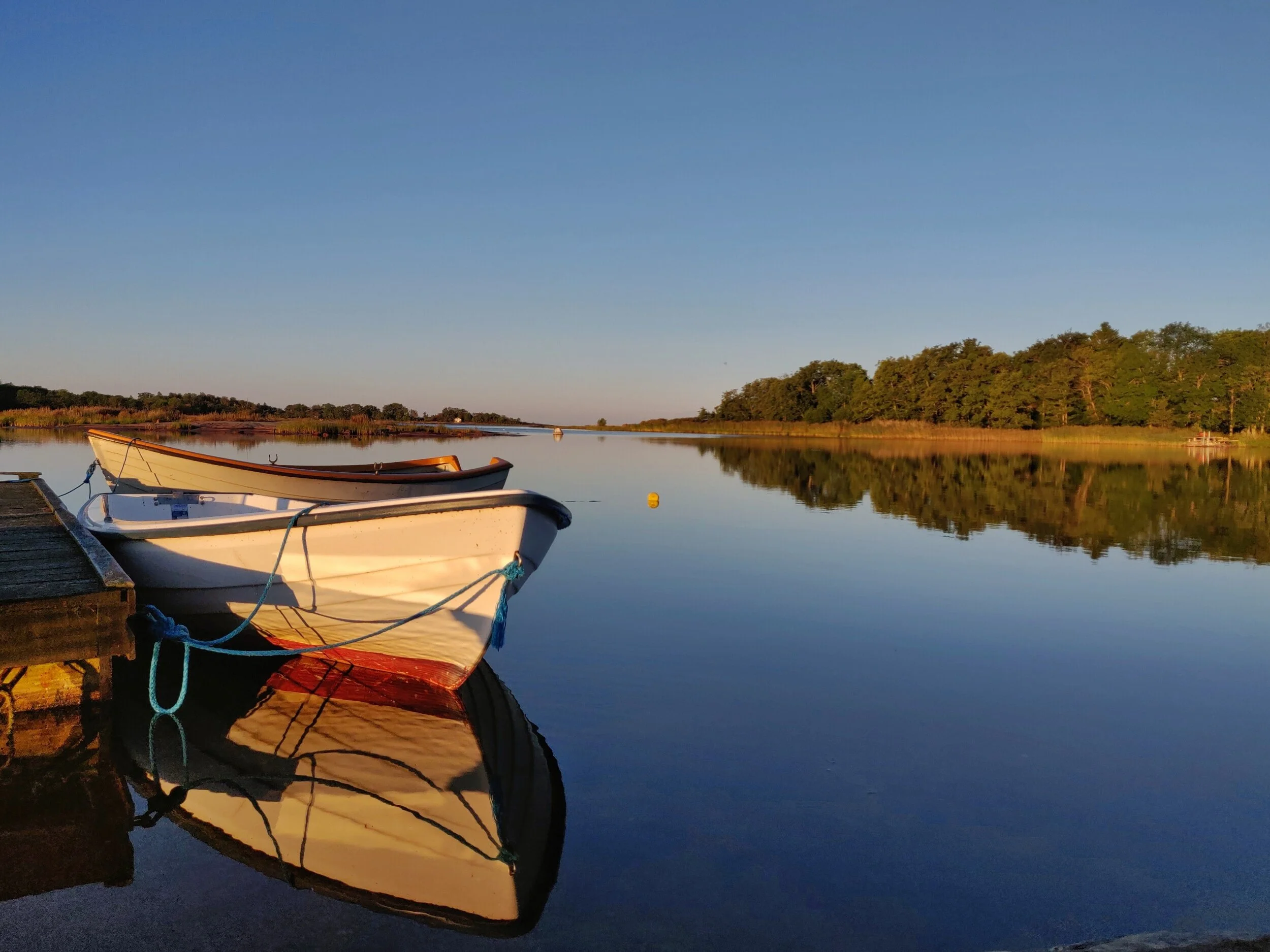 Så här vackert var det ute på Herrö imorse!