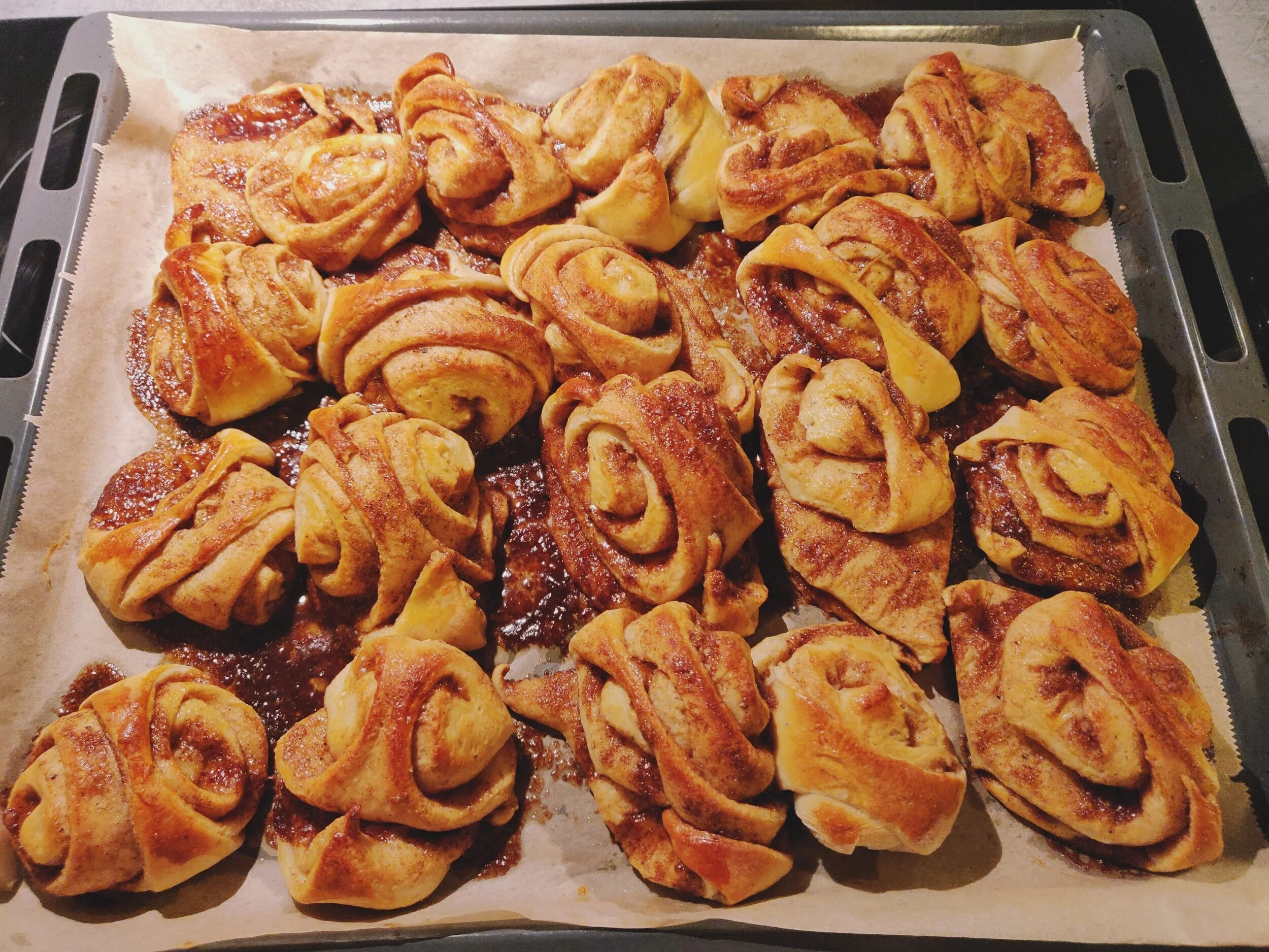 Inte världens vackraste bullar, men goda var de!