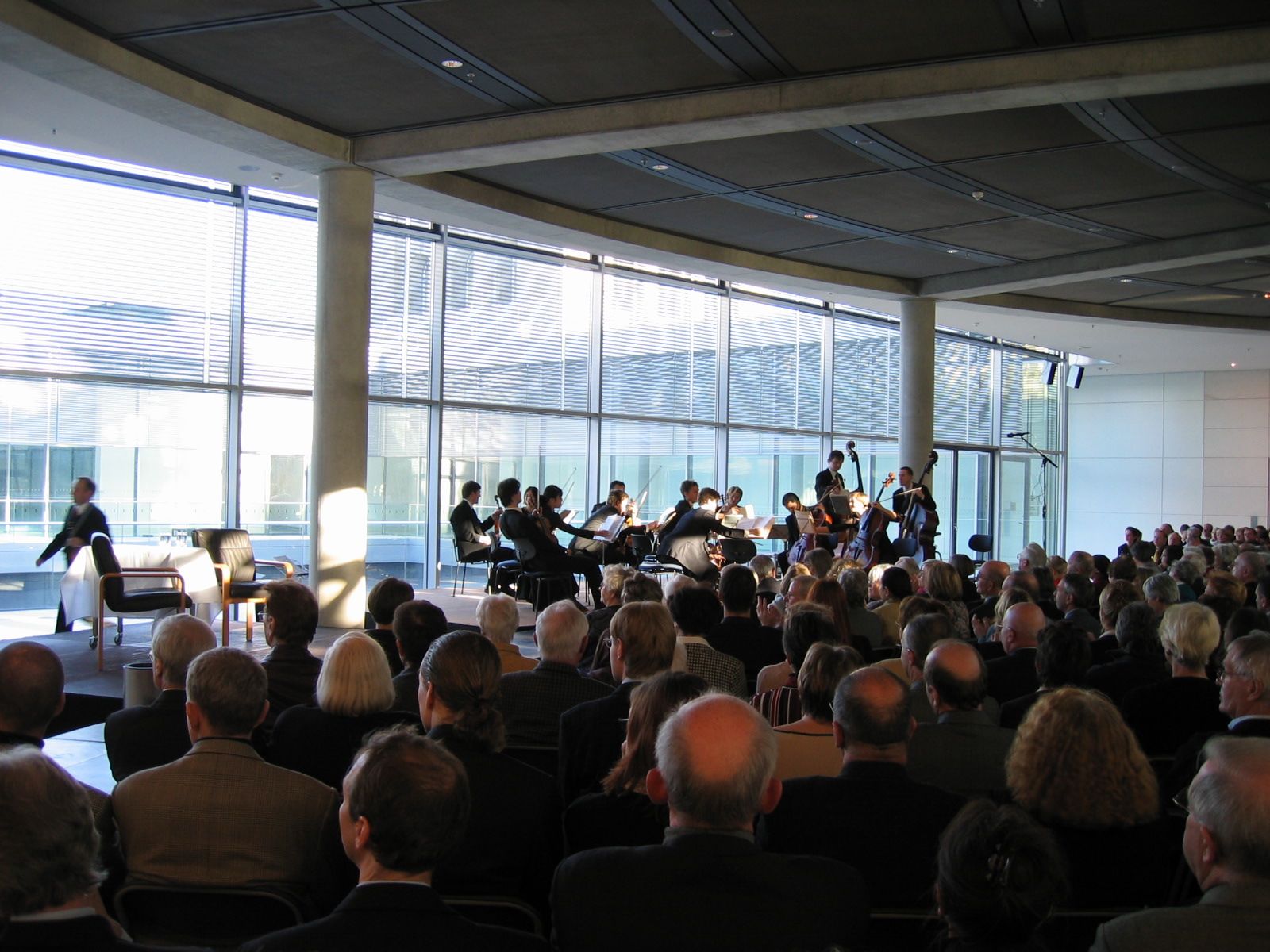 Concert at the newly opened German Bundestag